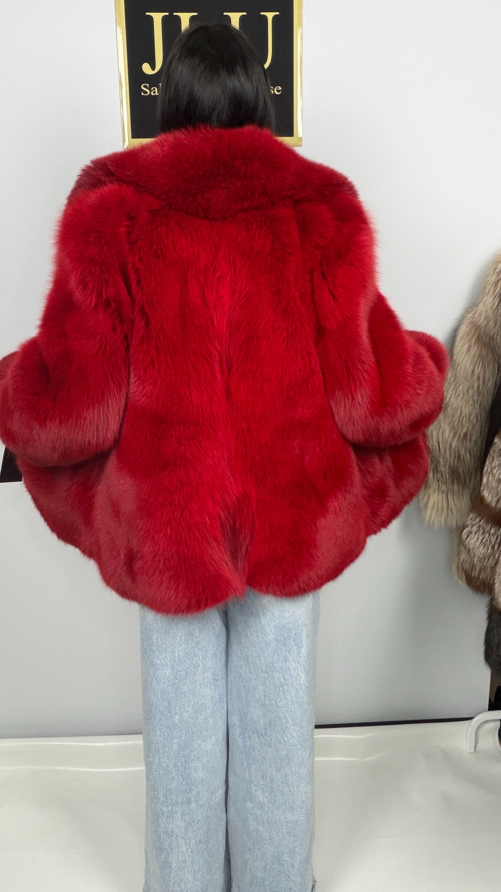 Giacca Corta in Volpe Rossa – 65 cm – dettaglio 6