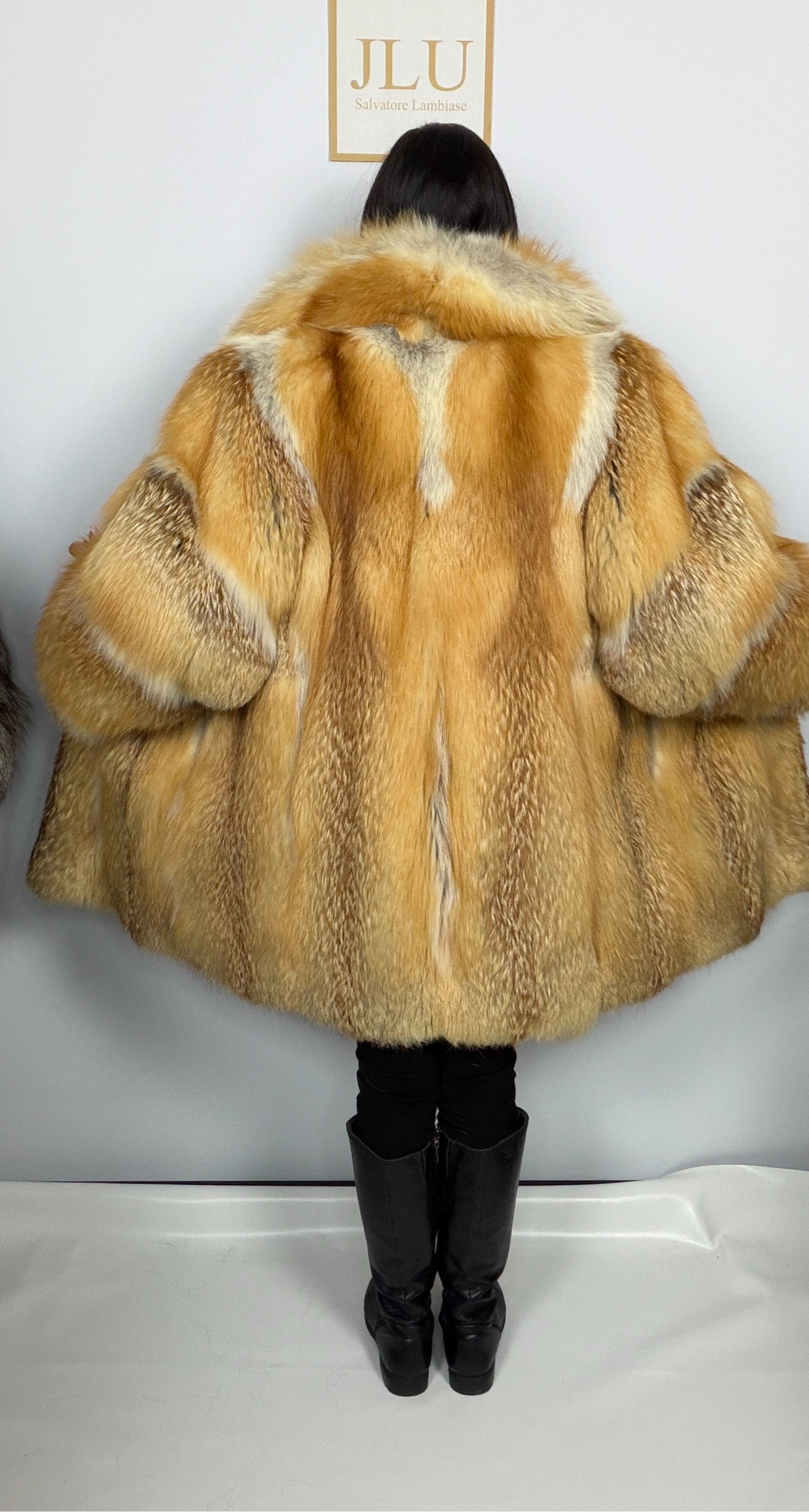 Giacca in Volpe Gold Dorata – Iris – dettaglio 6