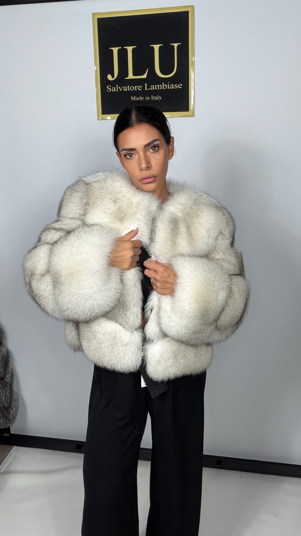 Giacca in volpe di Groenlandia Mod. Chanel
