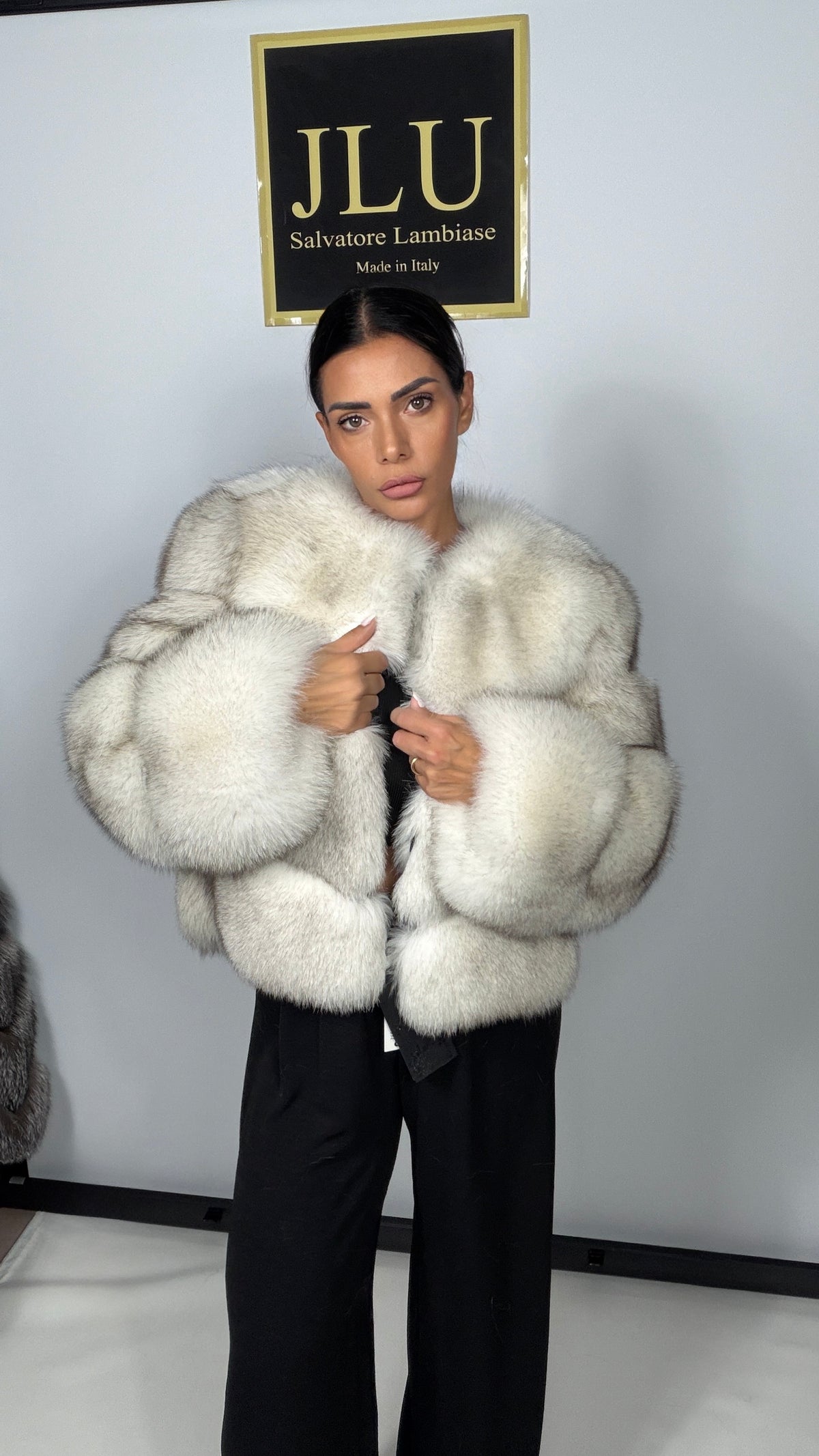 Giacca in volpe di Groenlandia Mod. Chanel
