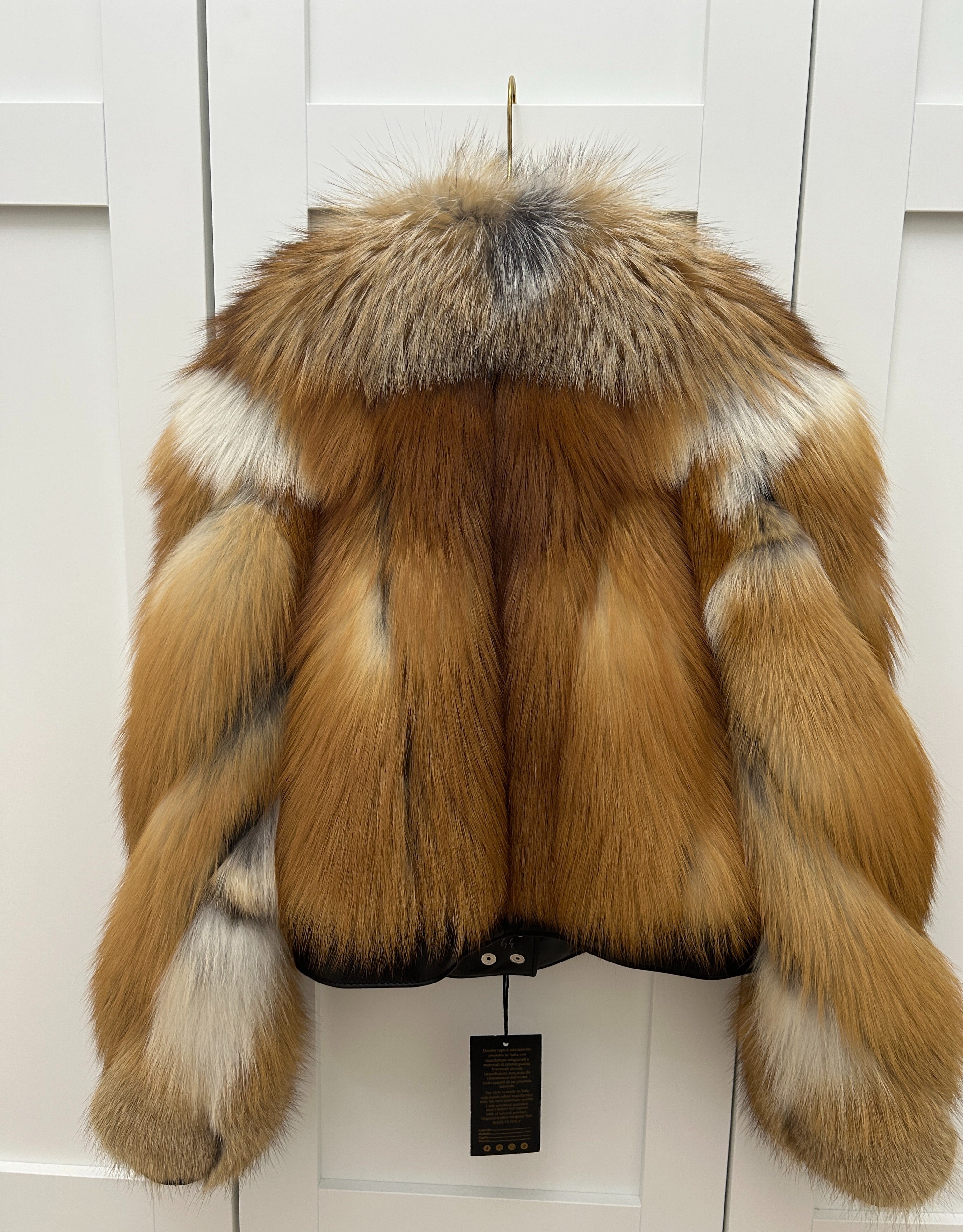 Giacca in volpe gold