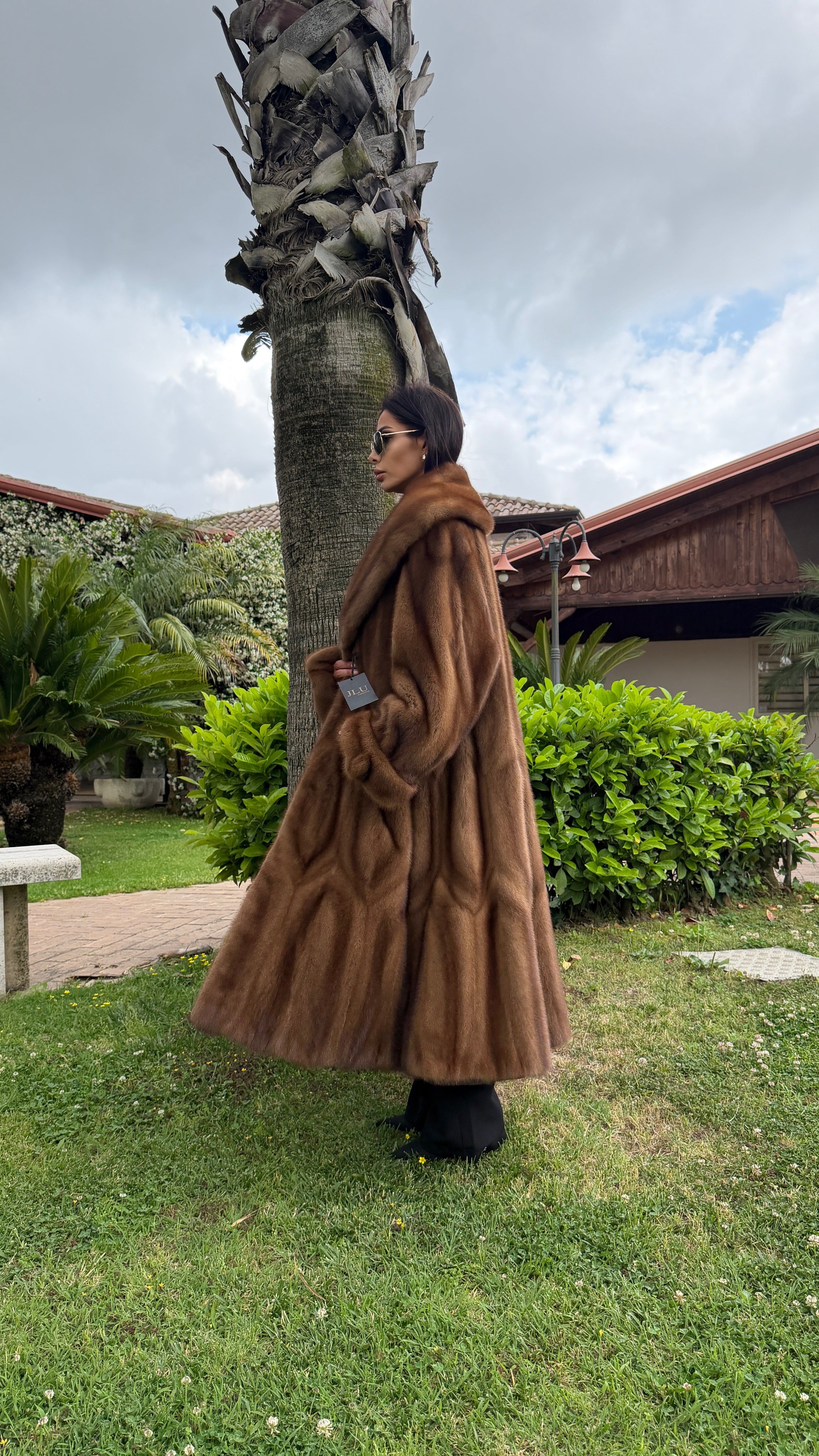 Cappotto in Visone Demibuff