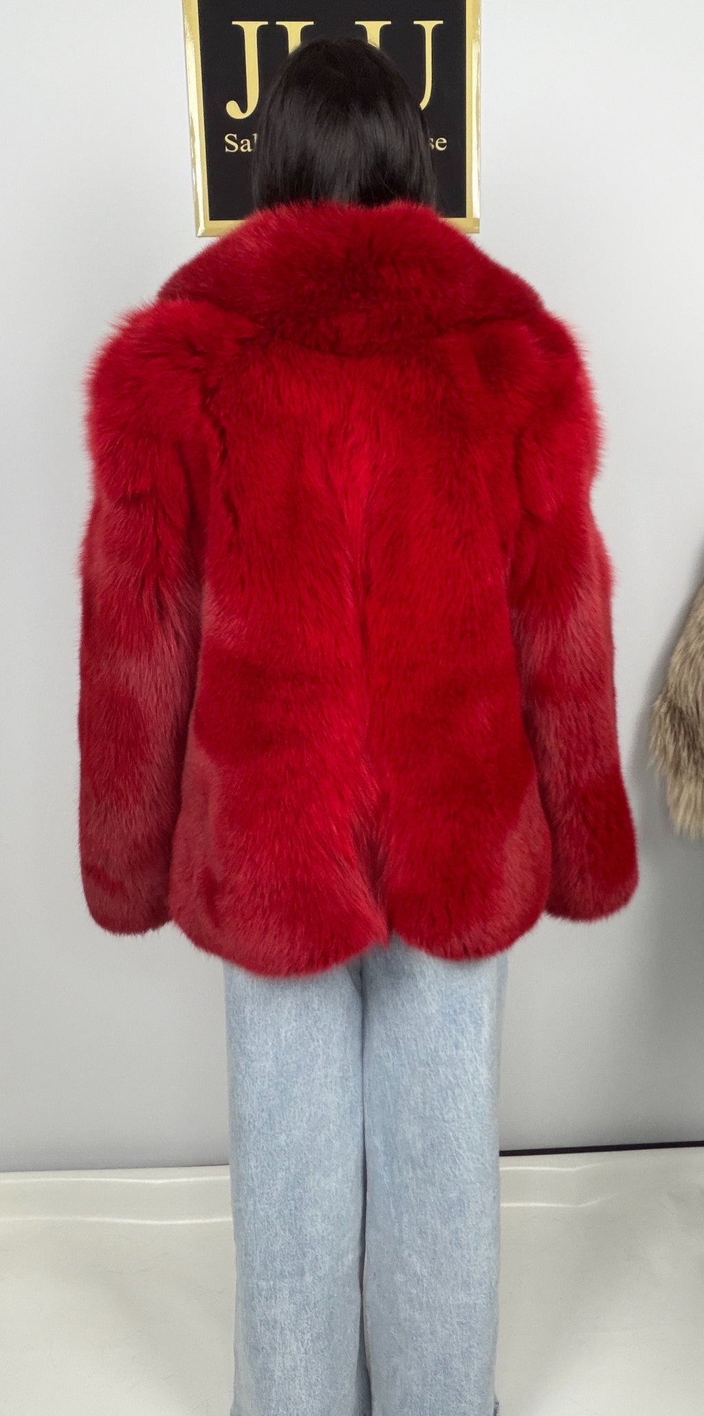 Giacca Corta in Volpe Rossa – 65 cm – dettaglio 5
