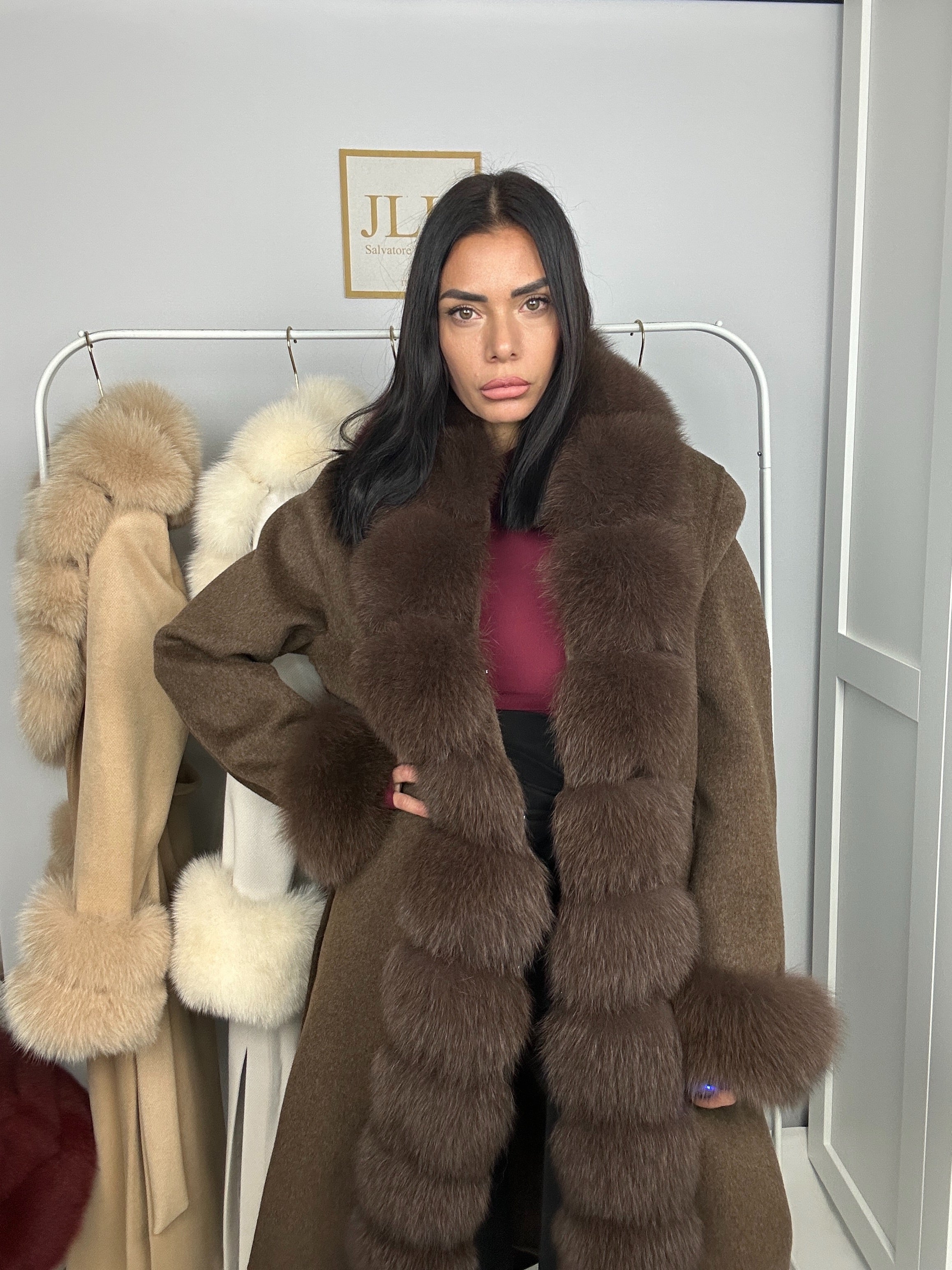 Cappotto in lana e cashmere