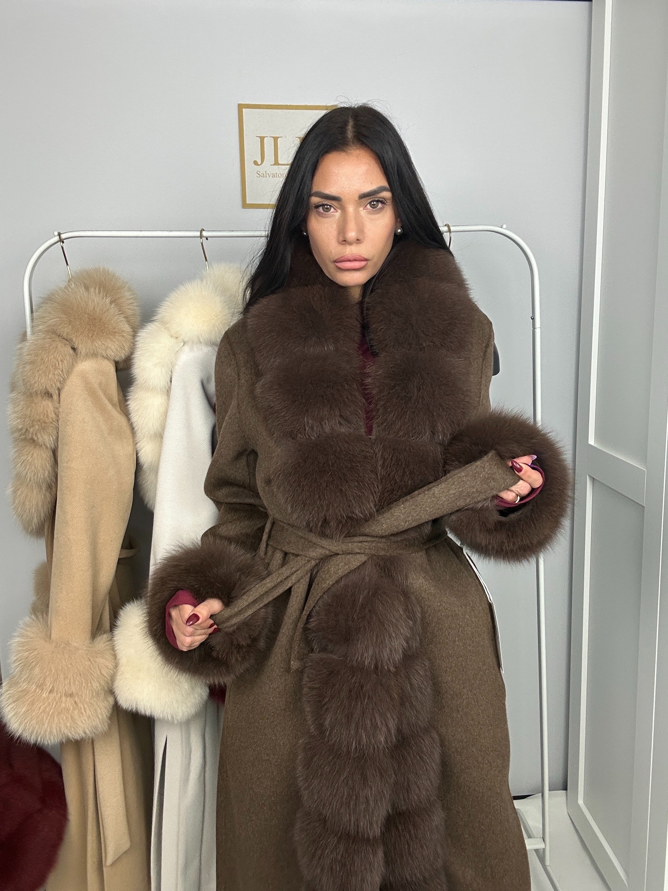 Cappotto in lana e cashmere