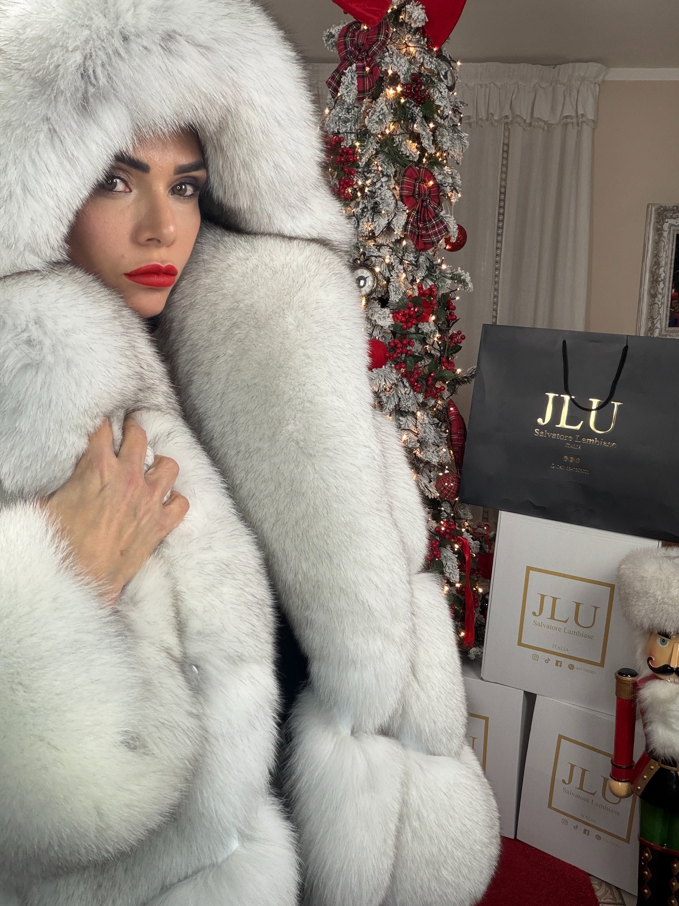 Giacca in volpe della groenlandia