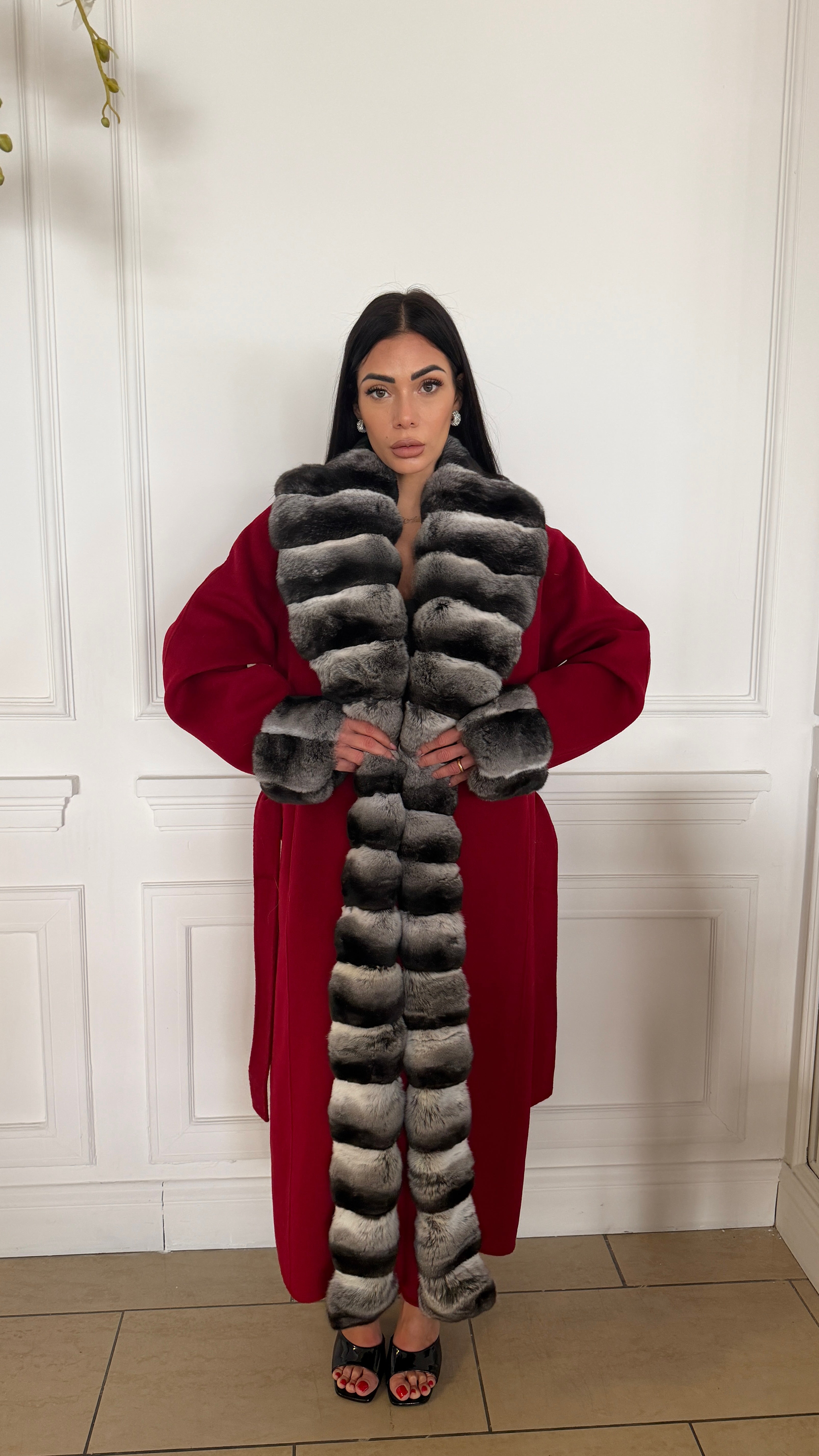 Cappotto cashmere e cincilla’