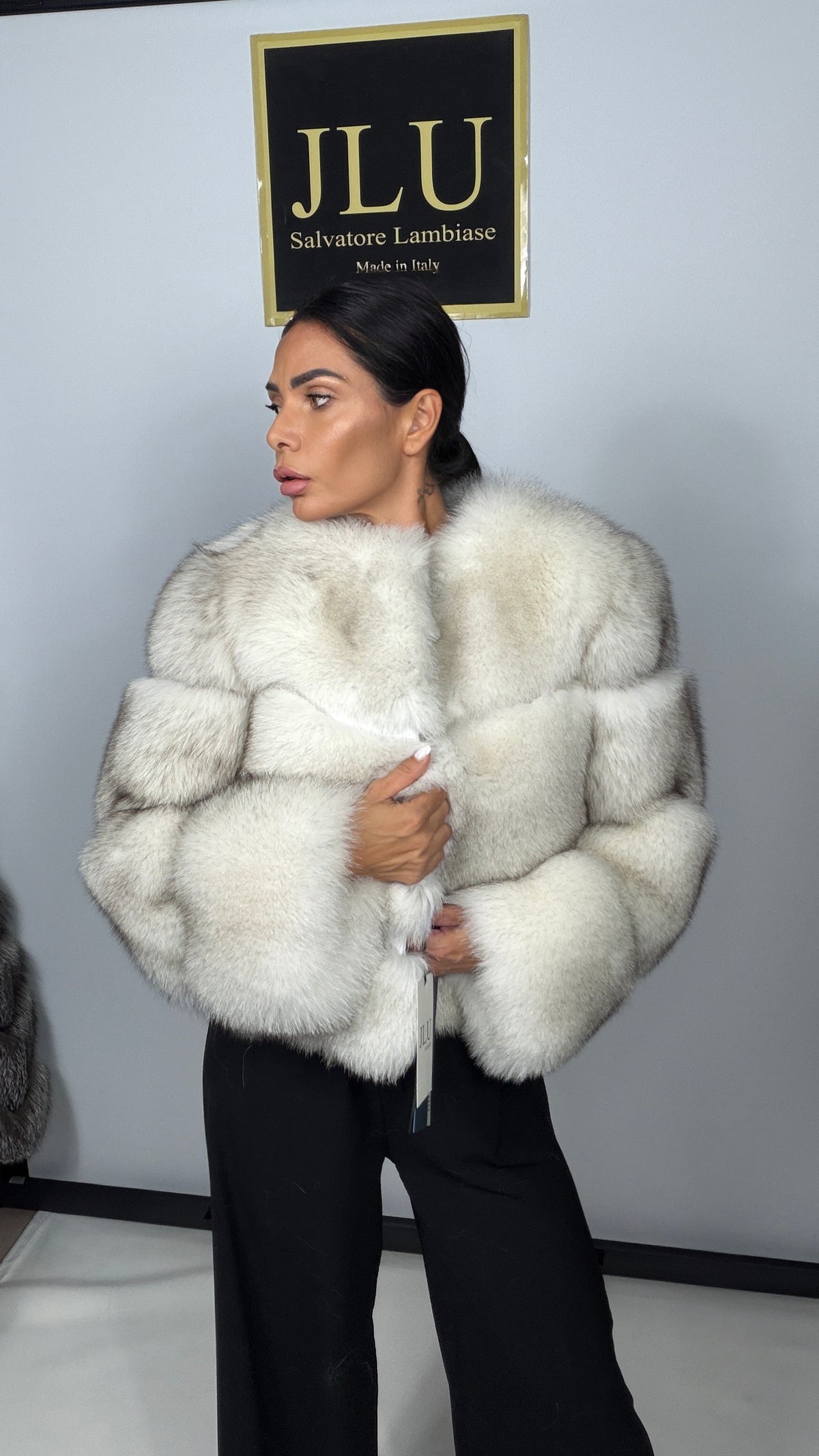 Giacca in volpe di Groenlandia Mod. Chanel
