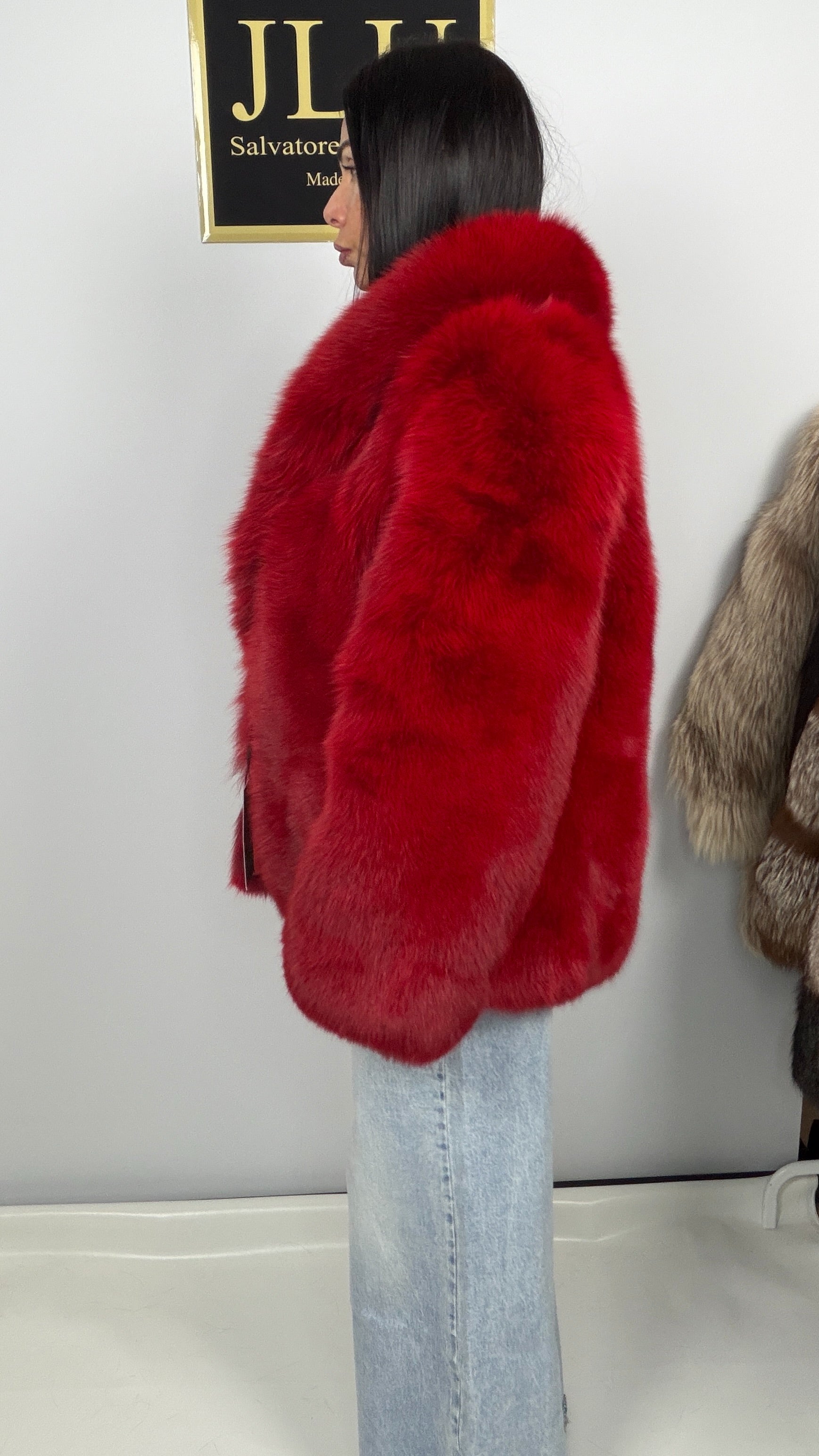 Giacca Corta in Volpe Rossa – 65 cm – dettaglio 4