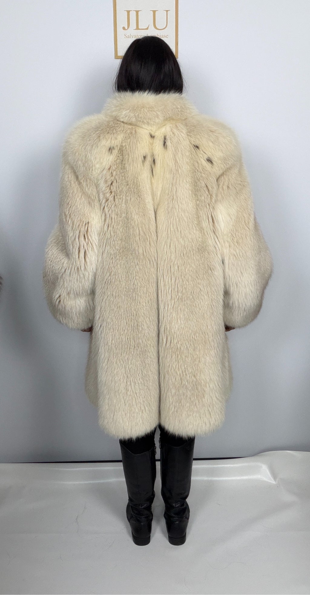 Giacca in Volpe Linciata Shadow Tortora – Sidney – dettaglio 5