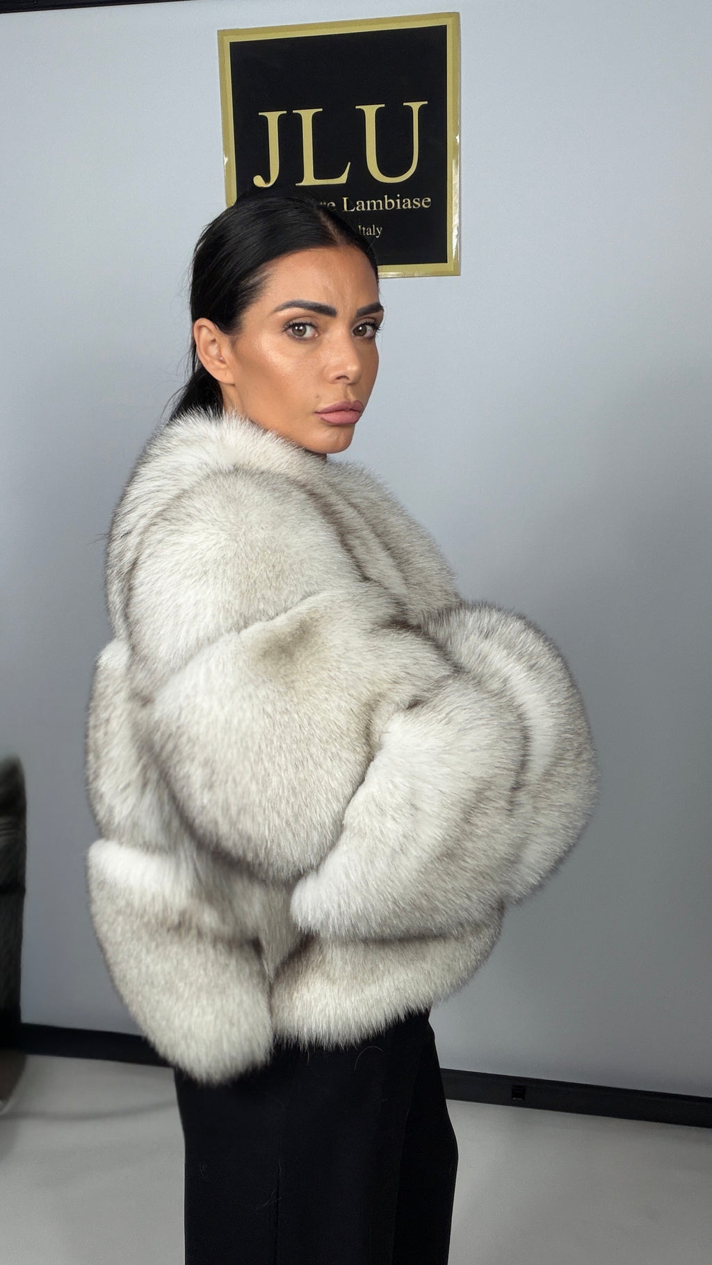 Giacca in volpe di Groenlandia Mod. Chanel