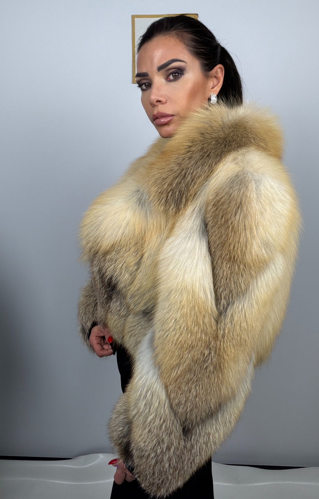 Giacca in volpe gold island