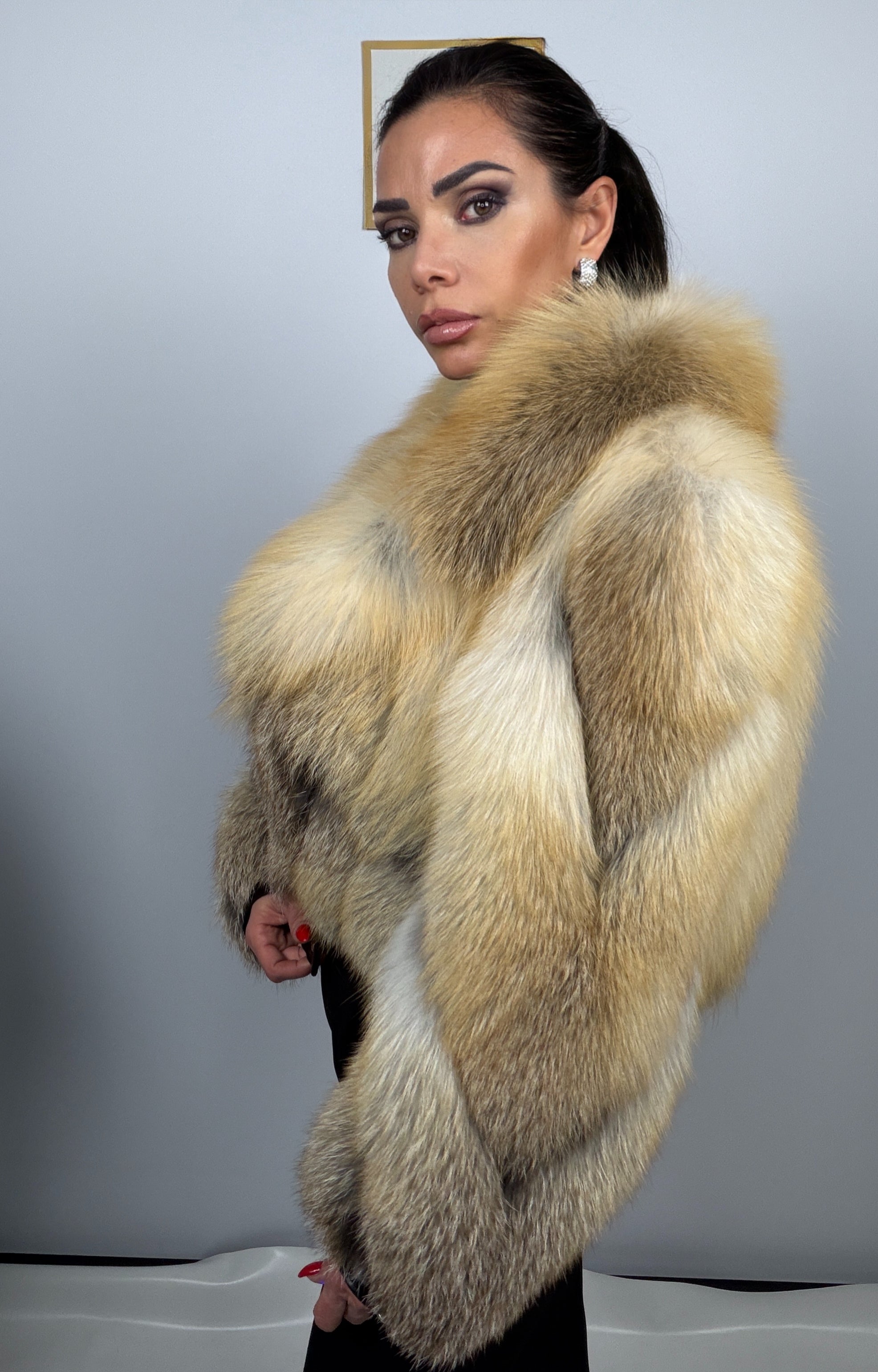 Giacca in volpe gold island