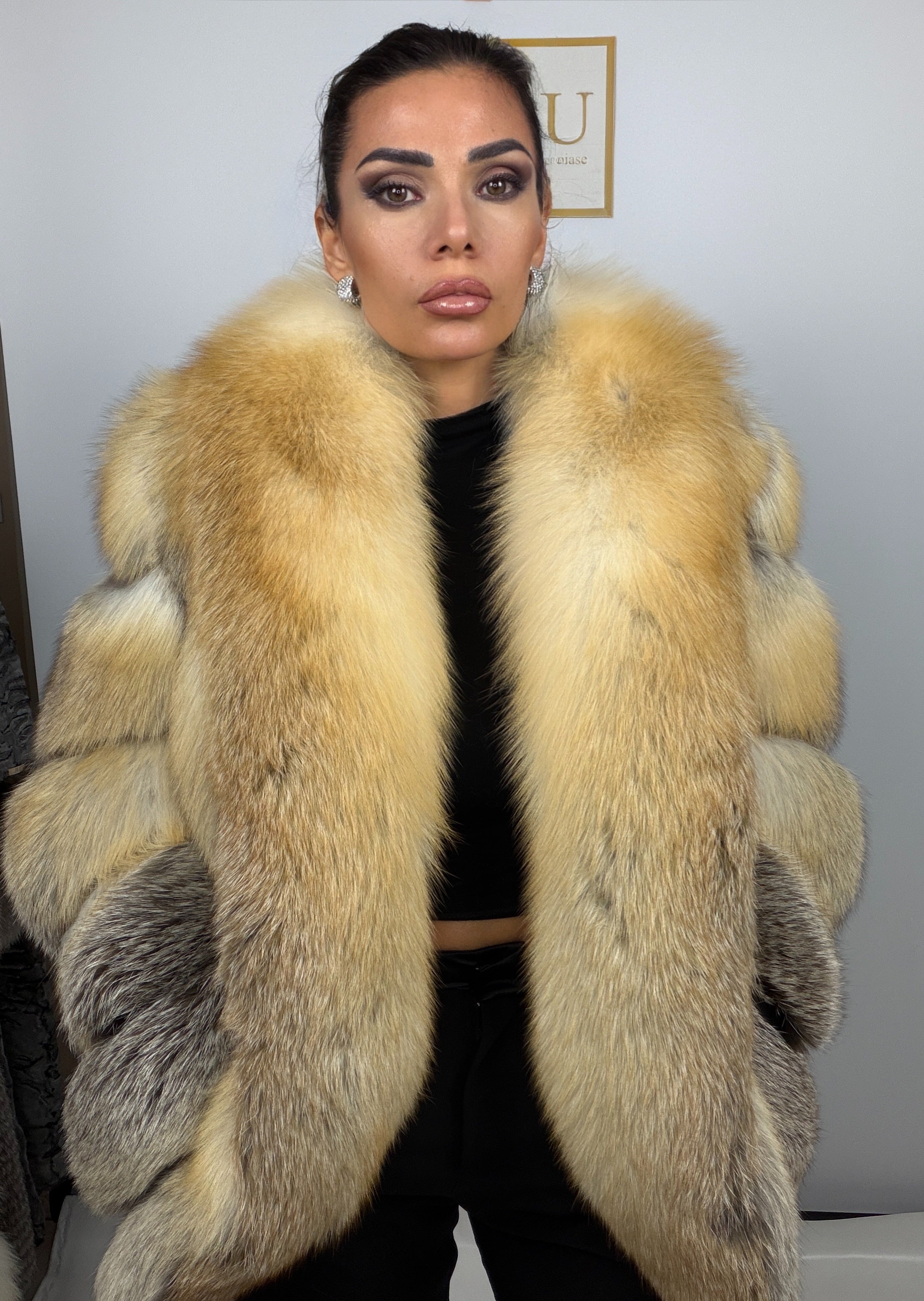 Giacca in volpe gold island