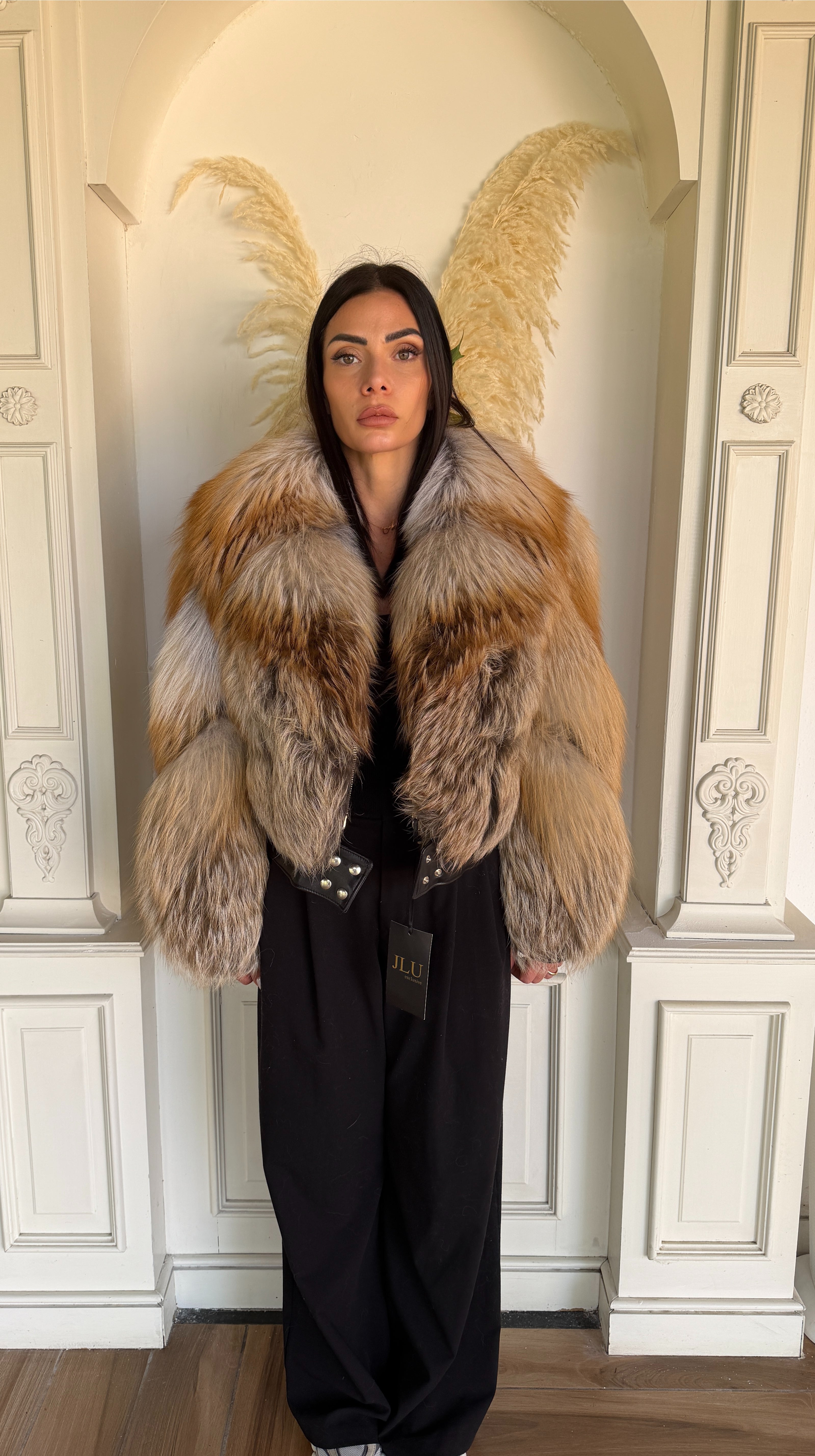 Giacca in volpe gold