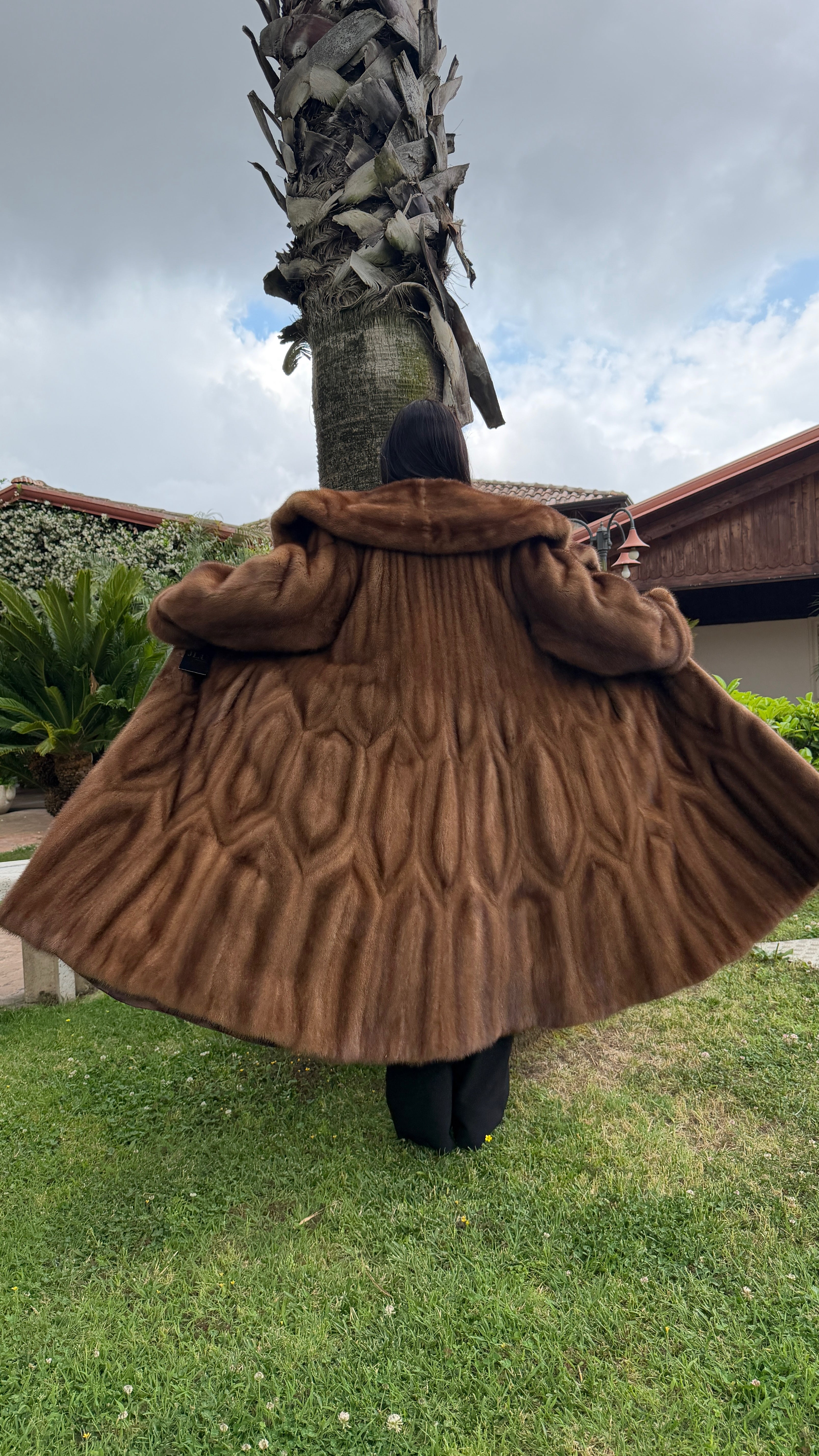 Cappotto in Visone Demibuff