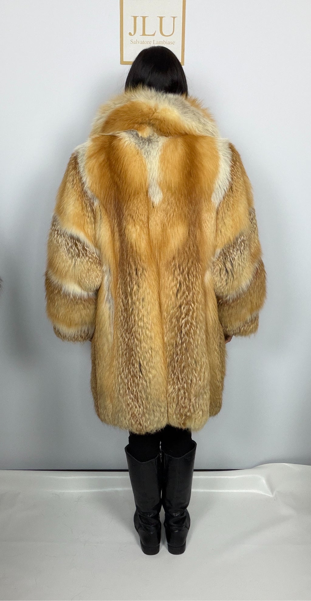 Giacca in Volpe Gold Dorata – Iris – dettaglio 5