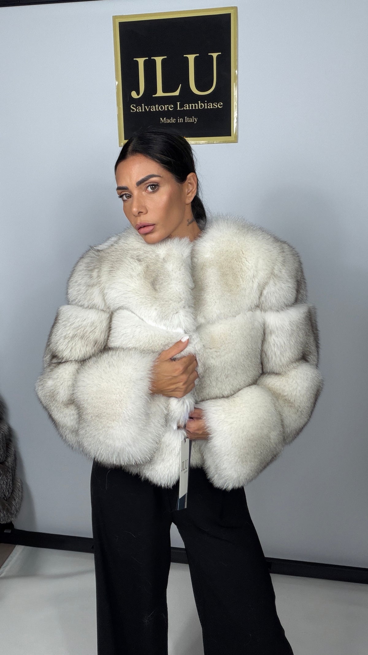 Giacca in volpe di Groenlandia Mod. Chanel