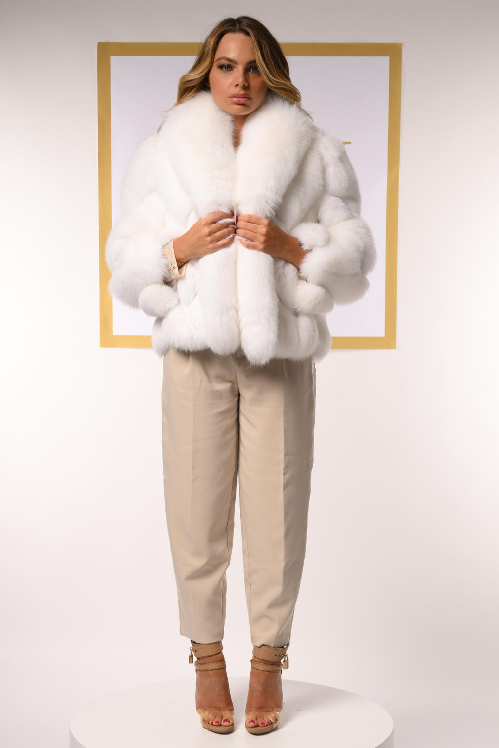 Giacca in volpe shadow