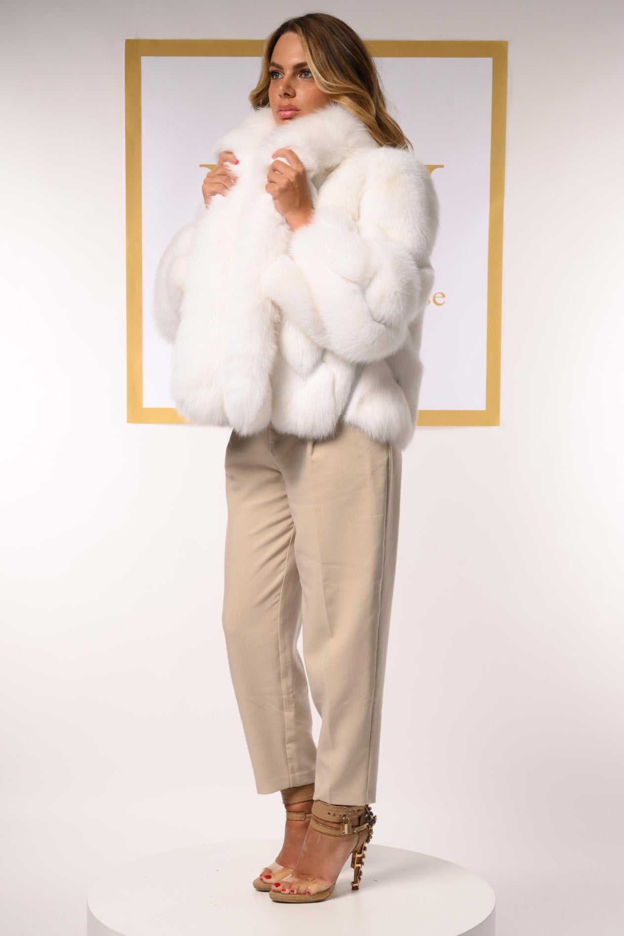 Giacca in volpe shadow