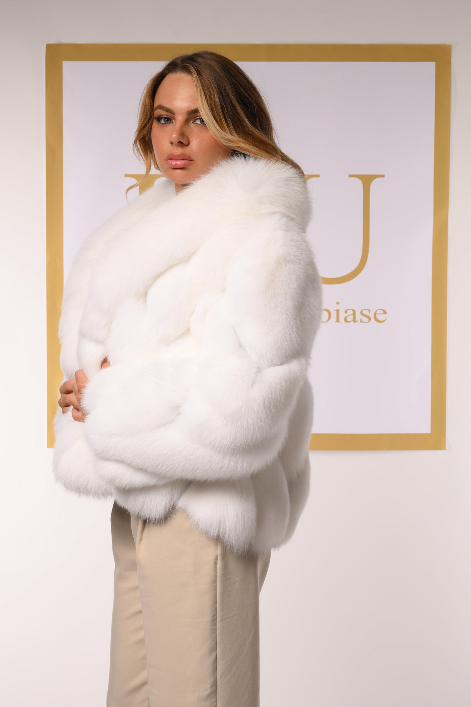 Giacca in volpe shadow