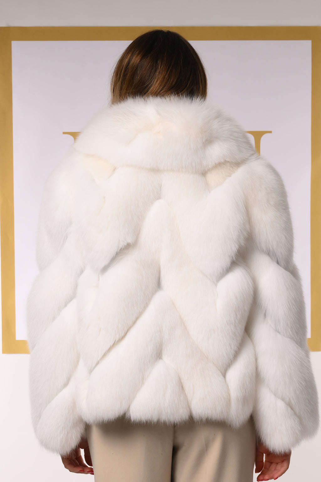 Giacca in volpe shadow