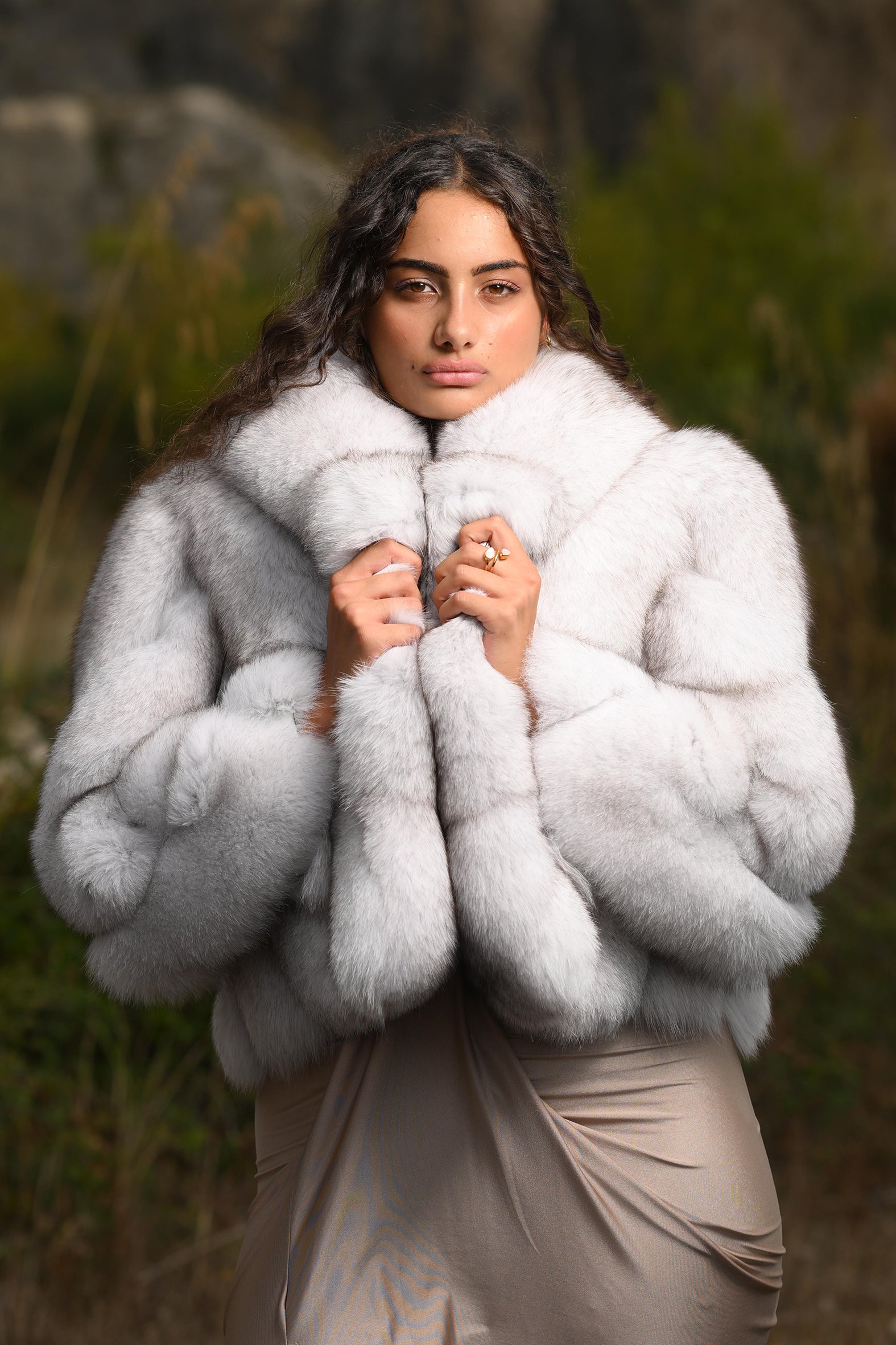 Giacca in volpe della groenlandia