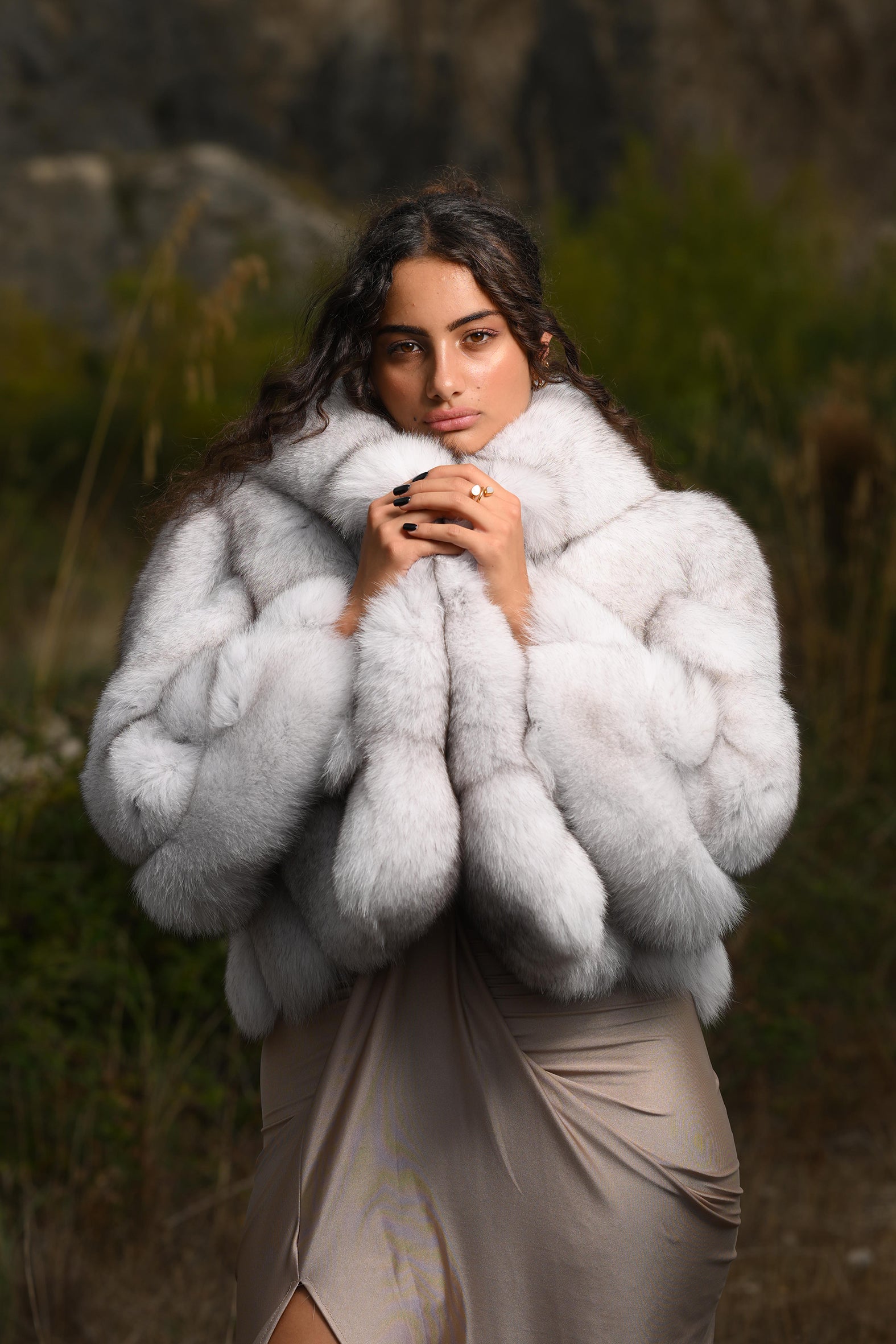 Giacca in volpe della groenlandia