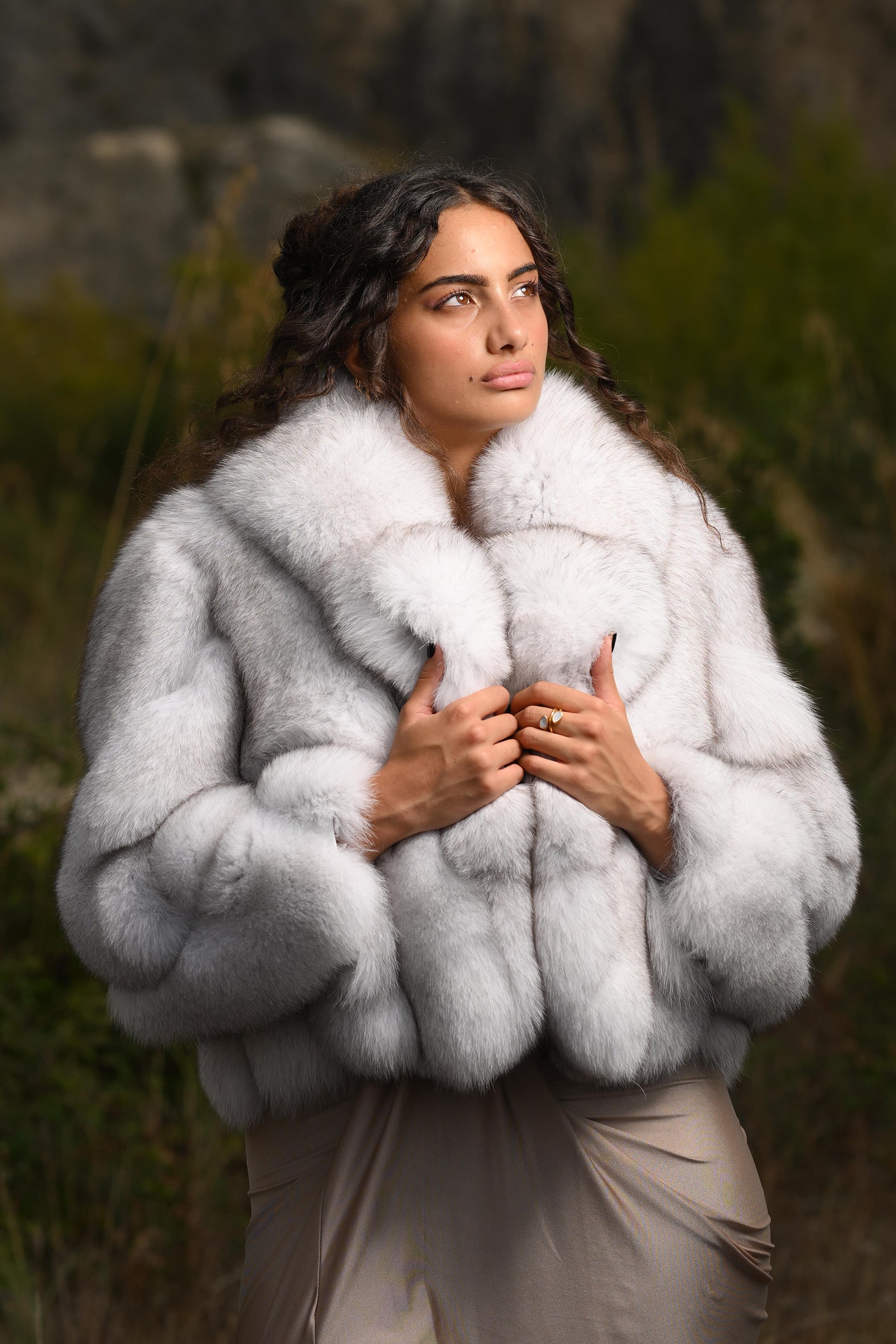 Giacca in volpe della groenlandia