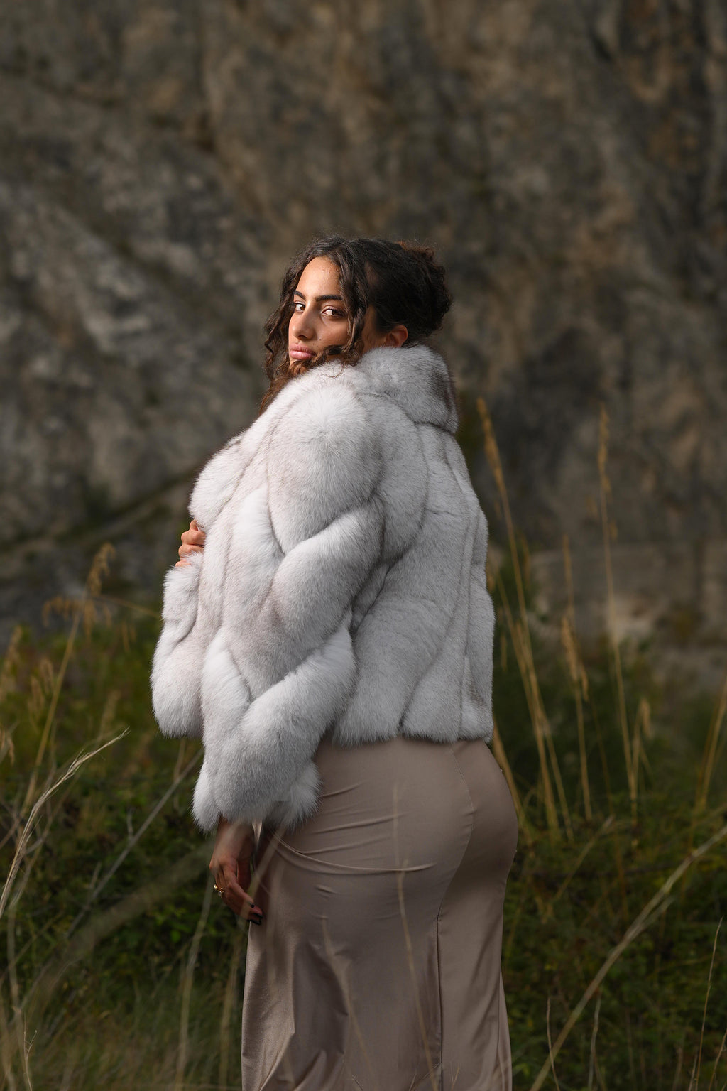 Giacca in volpe della groenlandia