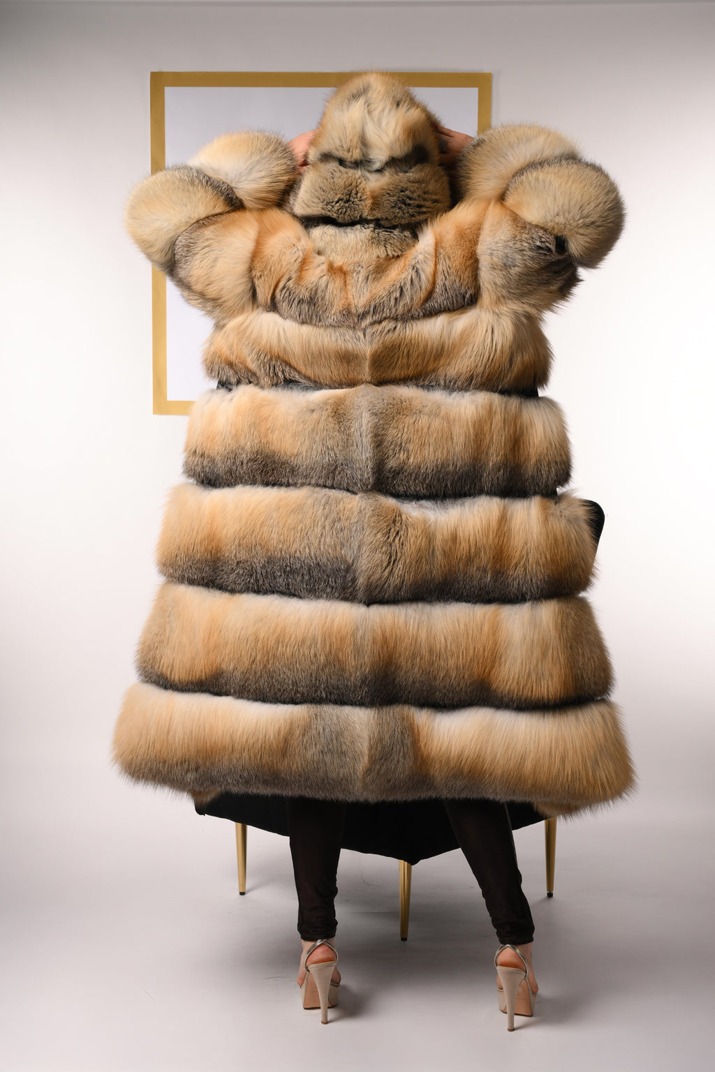 Cappotto in volpe golden island