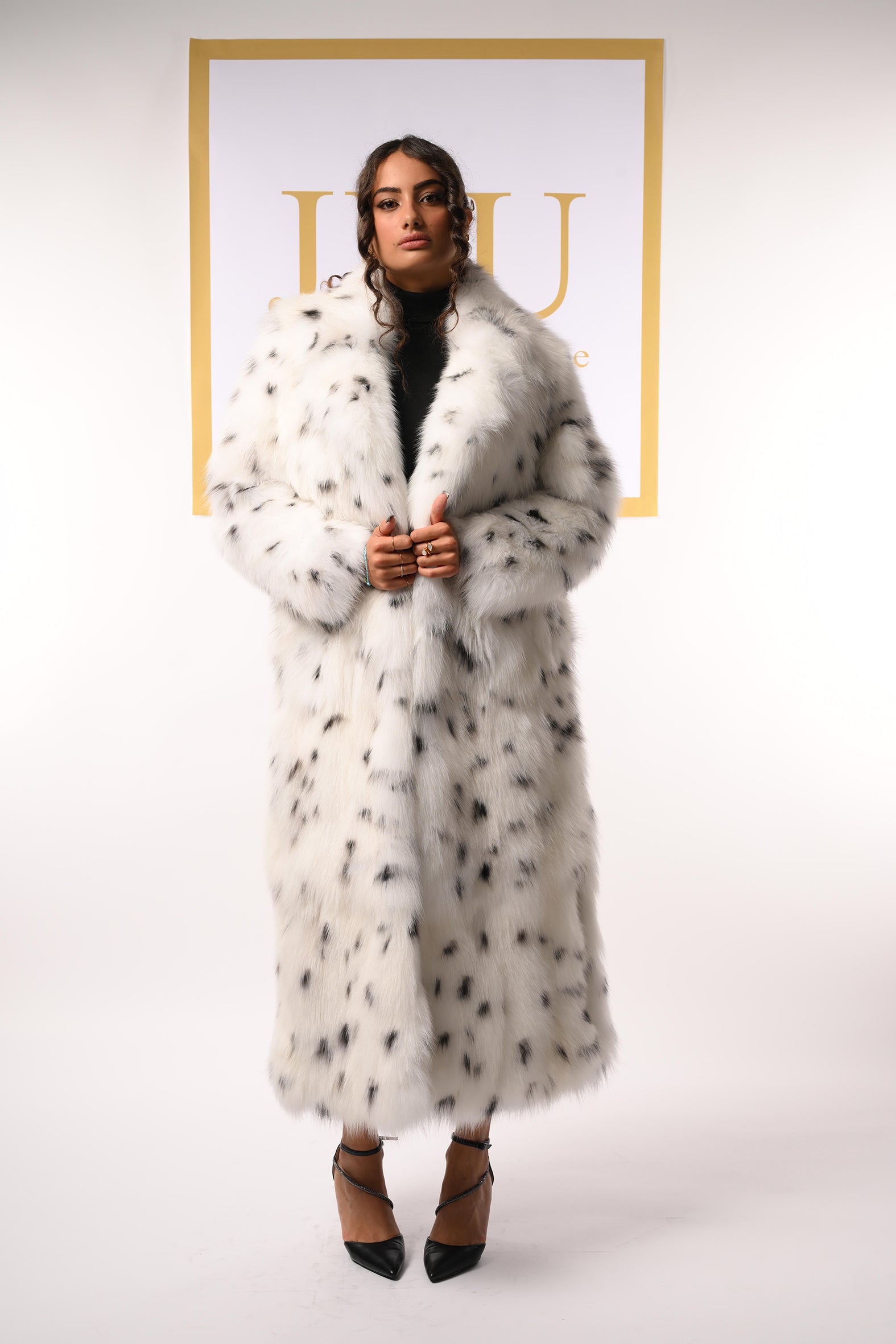 Cappotto in volpe shadow linciata