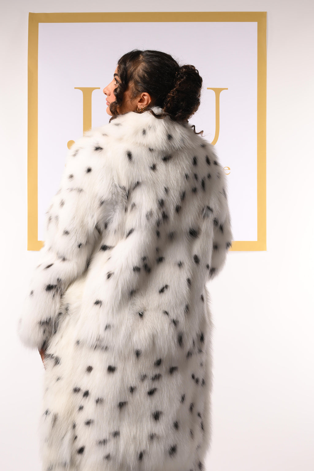 Cappotto in volpe shadow linciata