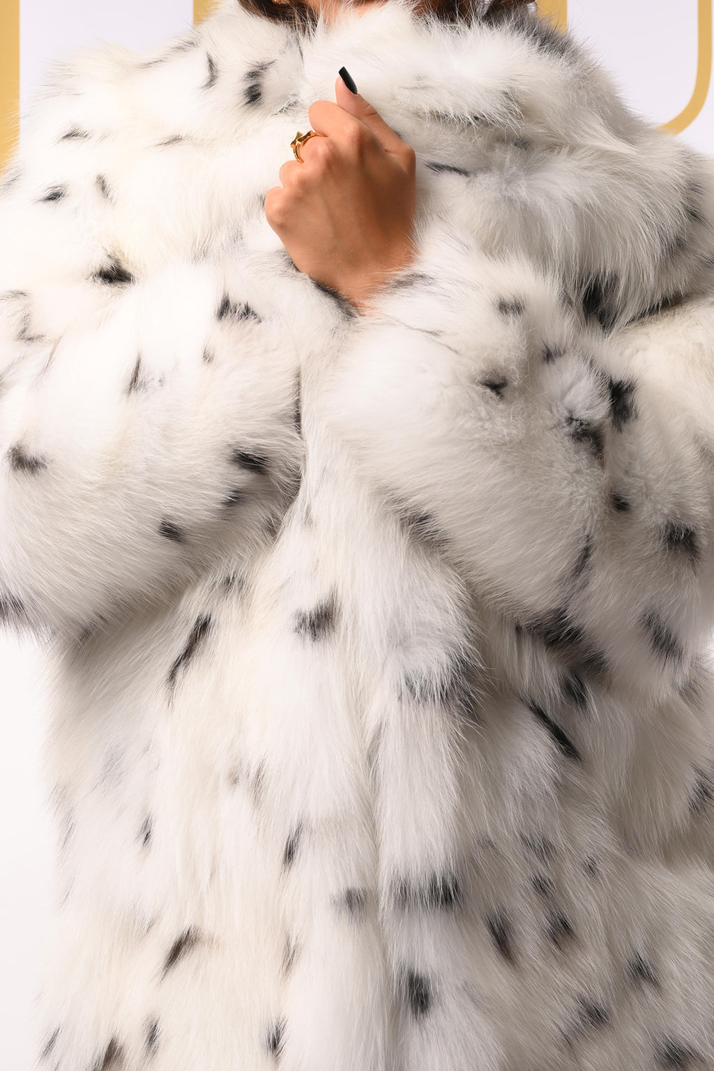 Cappotto in volpe shadow linciata