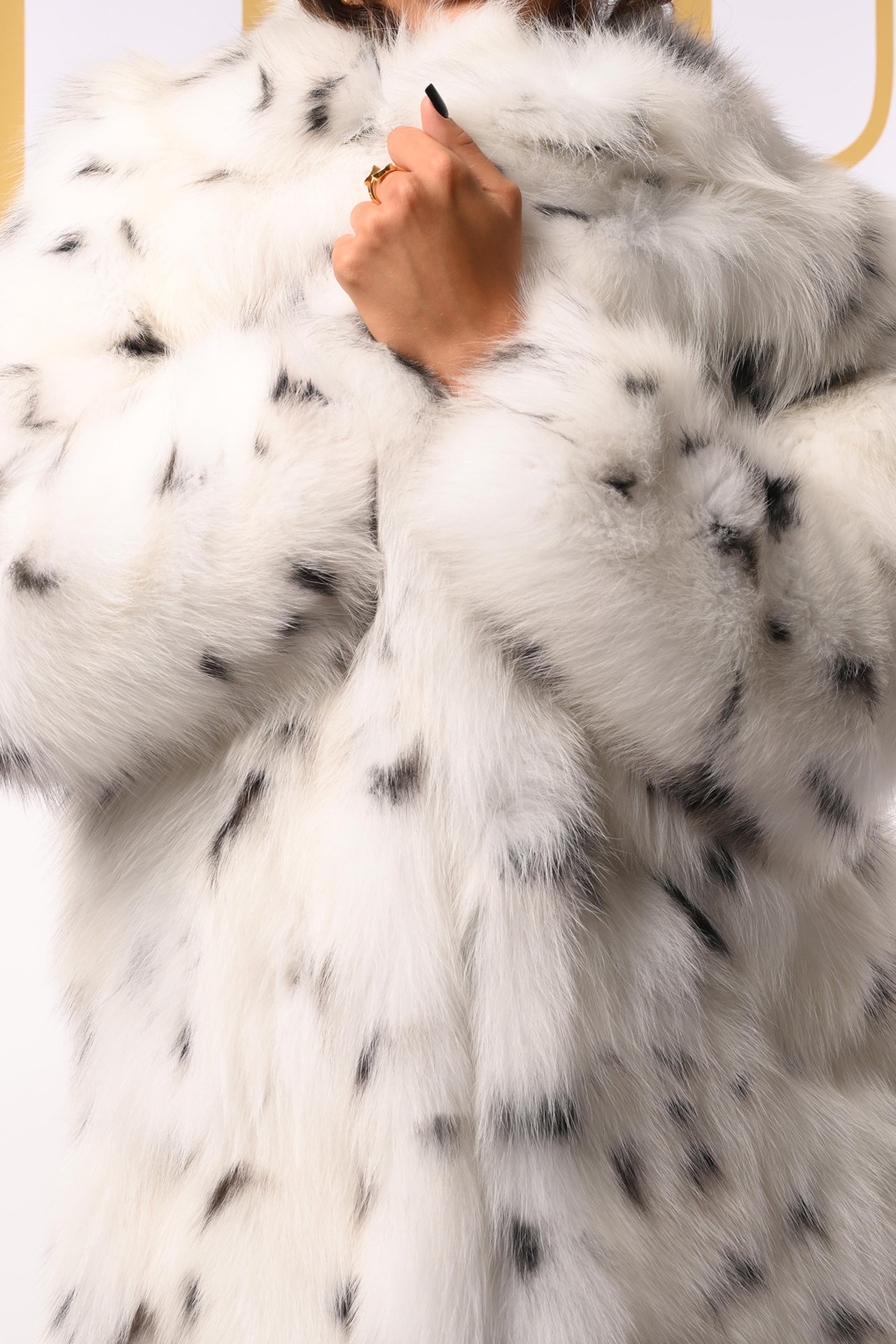 Cappotto in volpe shadow linciata