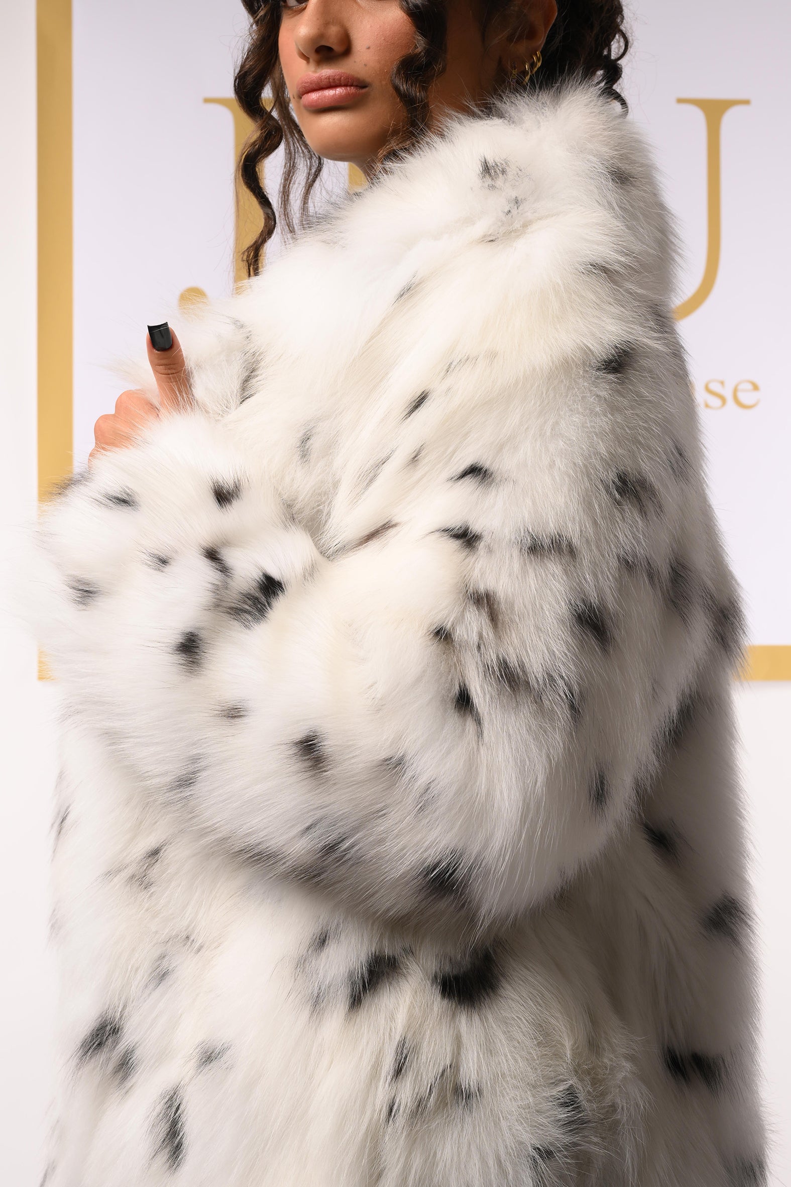 Cappotto in volpe shadow linciata