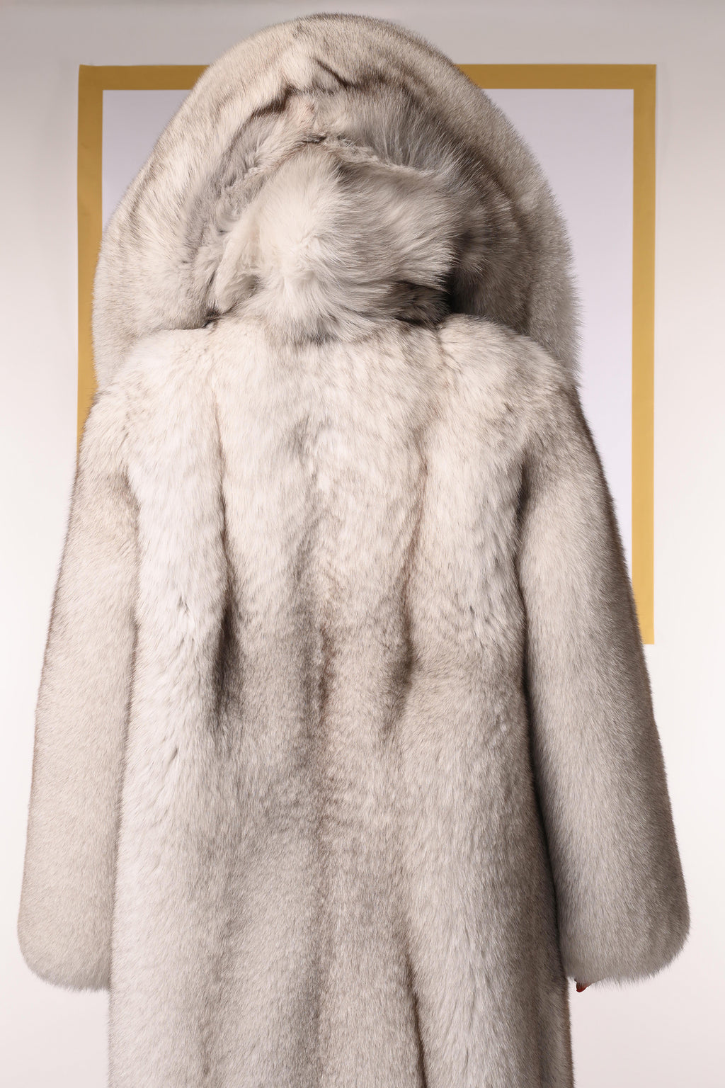 Cappotto in volpe della groenlandia