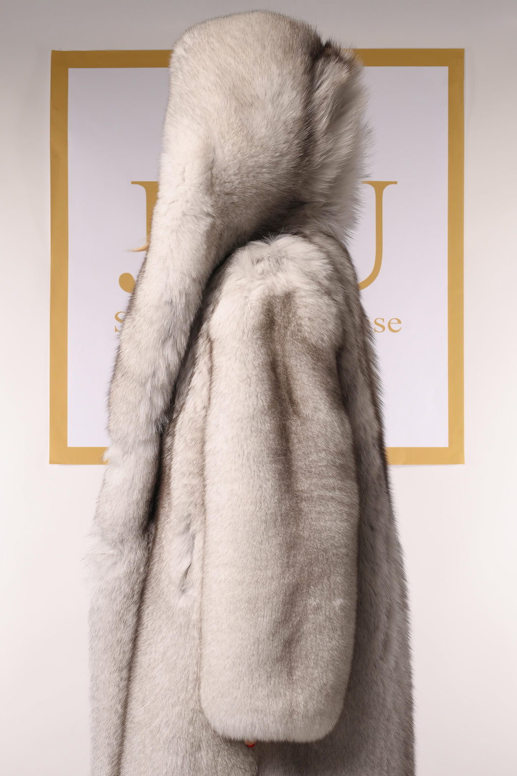 Cappotto in volpe della groenlandia