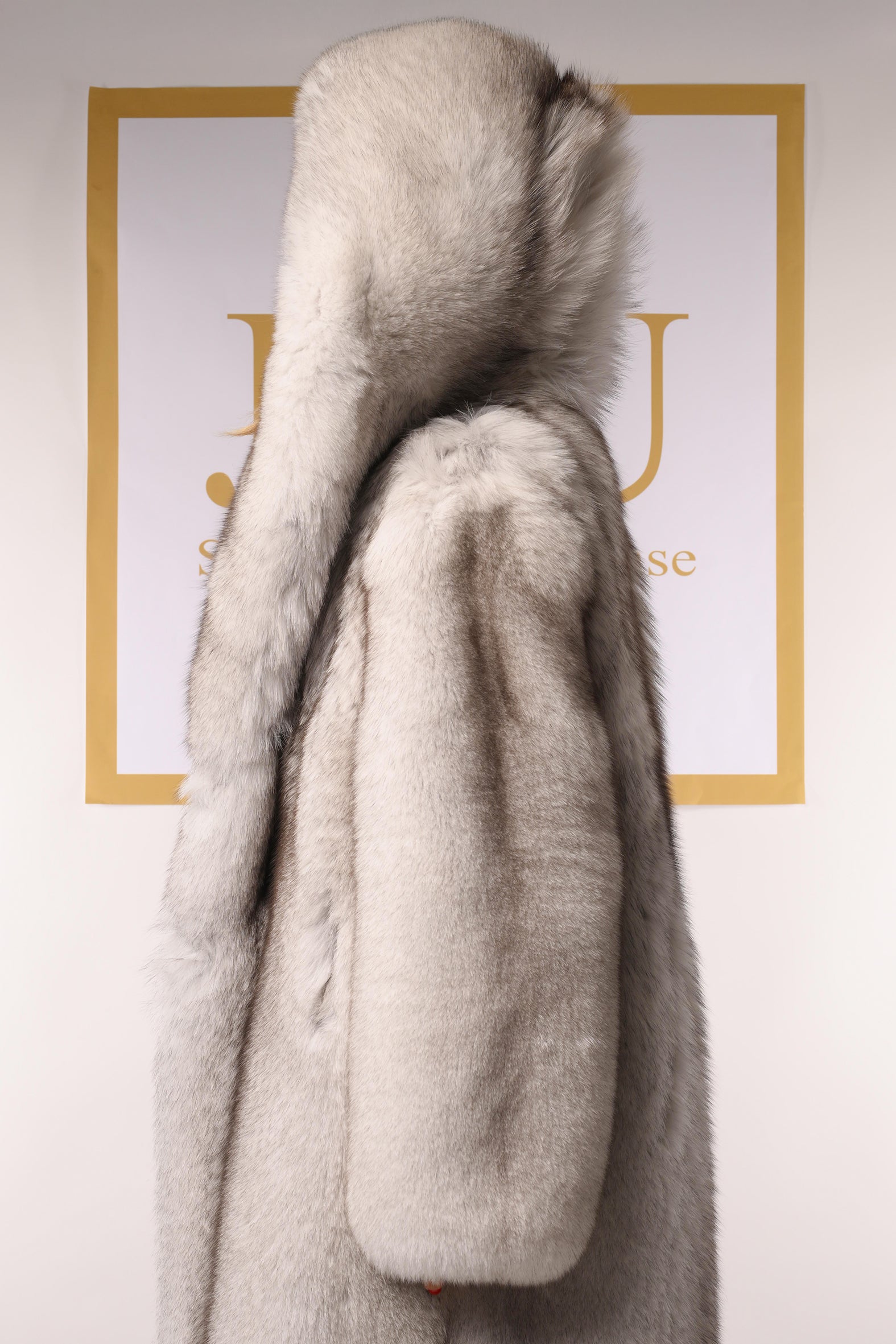 Cappotto in volpe della groenlandia