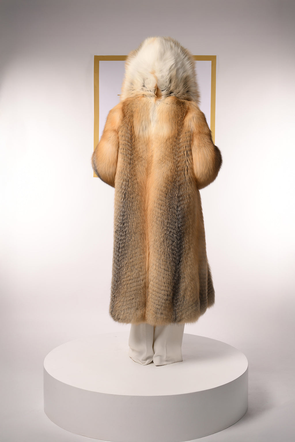 Cappotto in volpe golden island