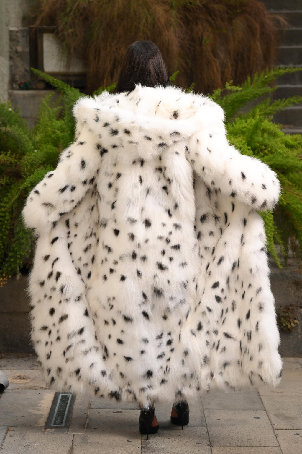 Cappotto in volpe shadow linciata