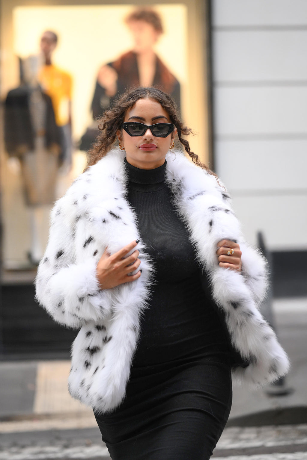 Giacca in volpe shadow linciata