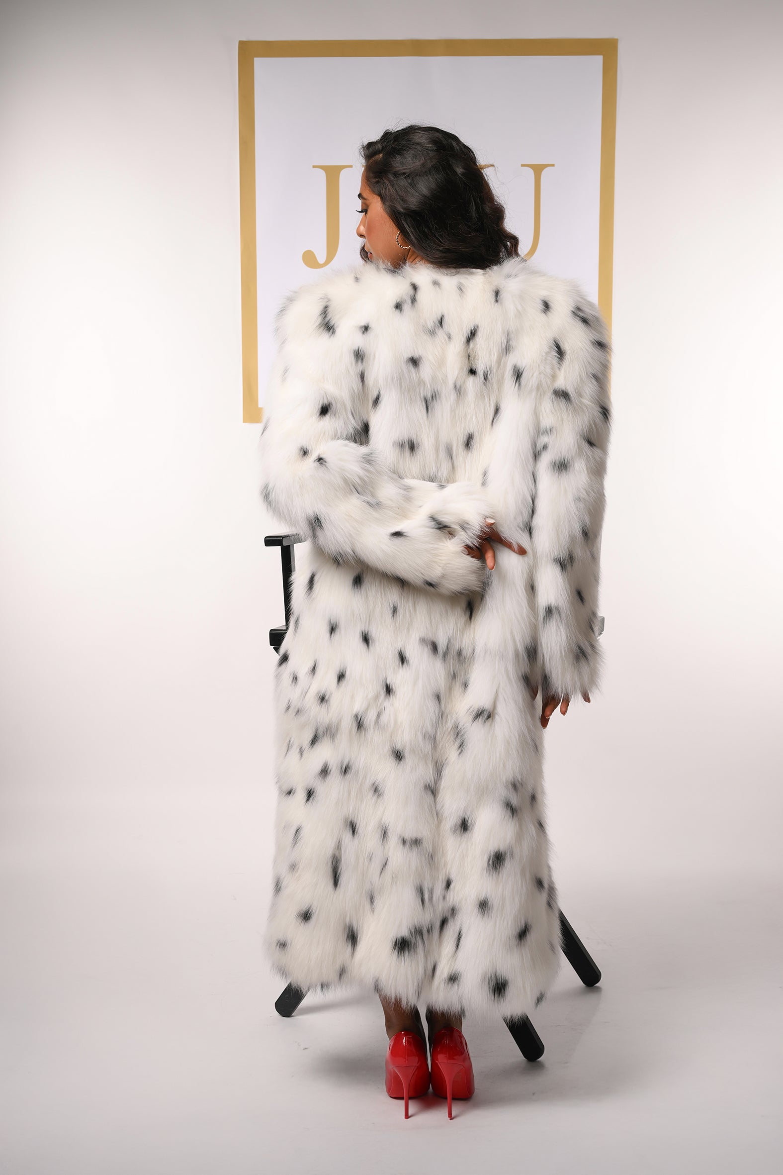 Cappotto in volpe shadow linciata