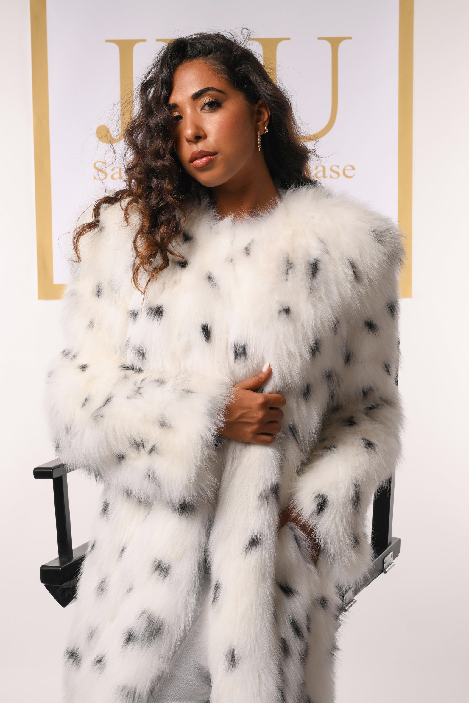 Cappotto in volpe shadow linciata