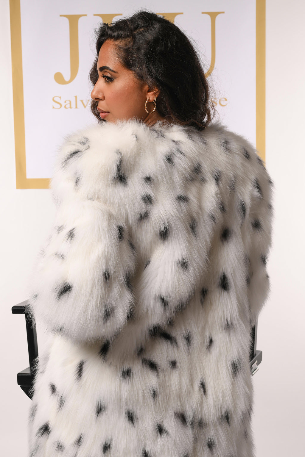 Cappotto in volpe shadow linciata