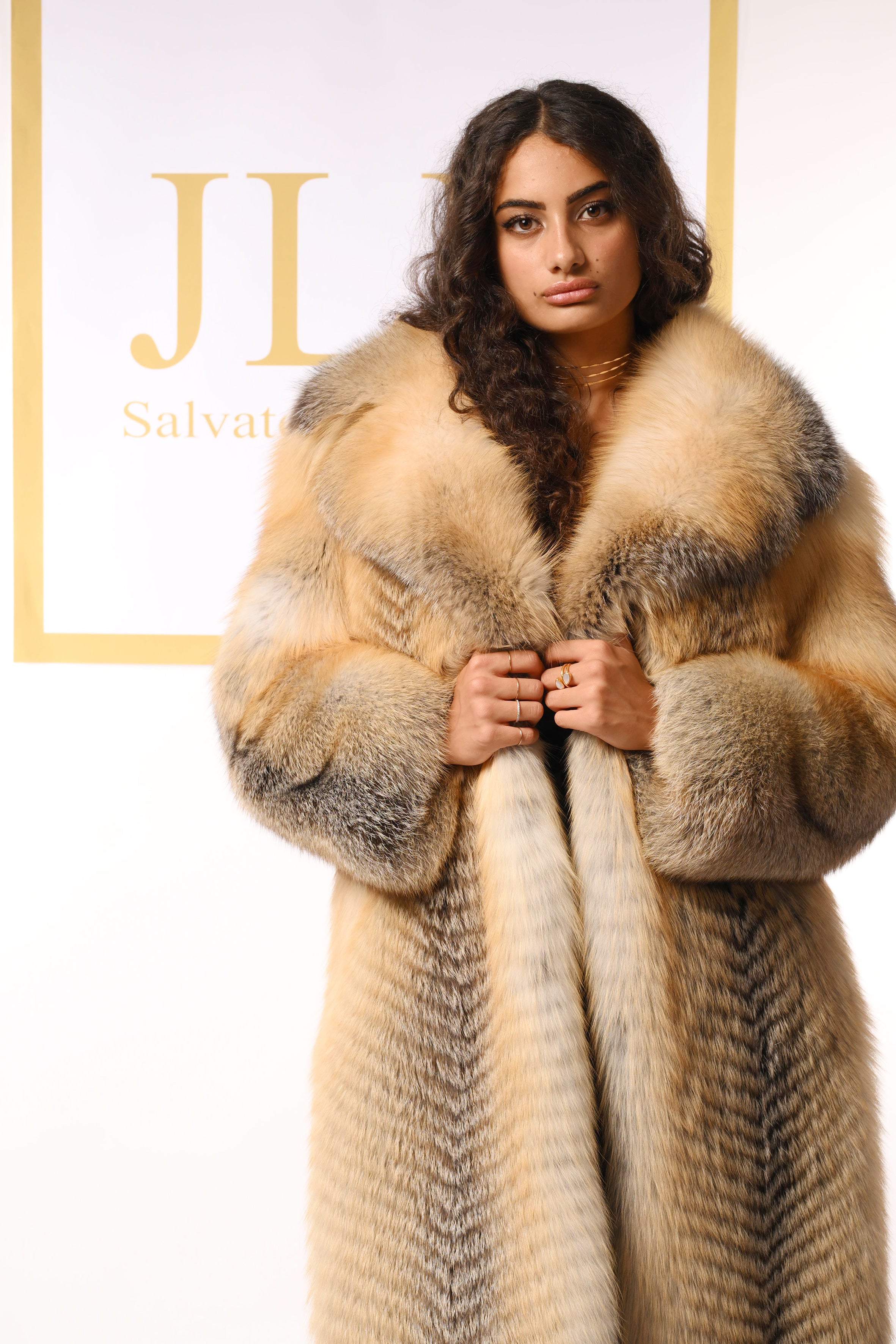 Cappotto in volpe golden island