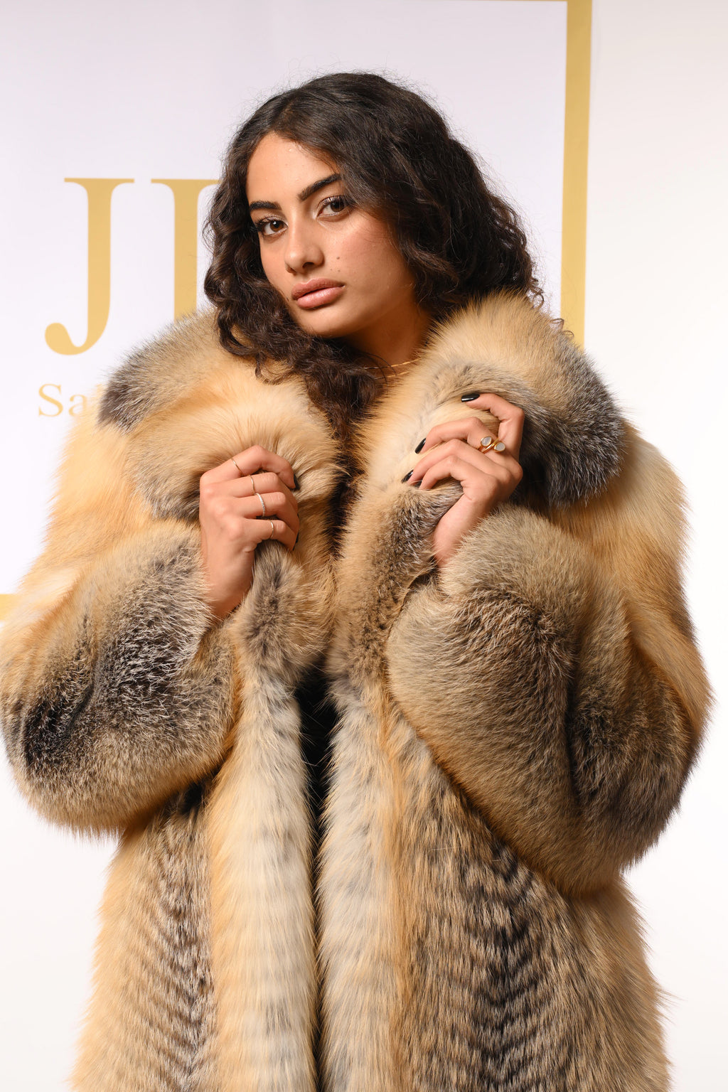 Cappotto in volpe golden island