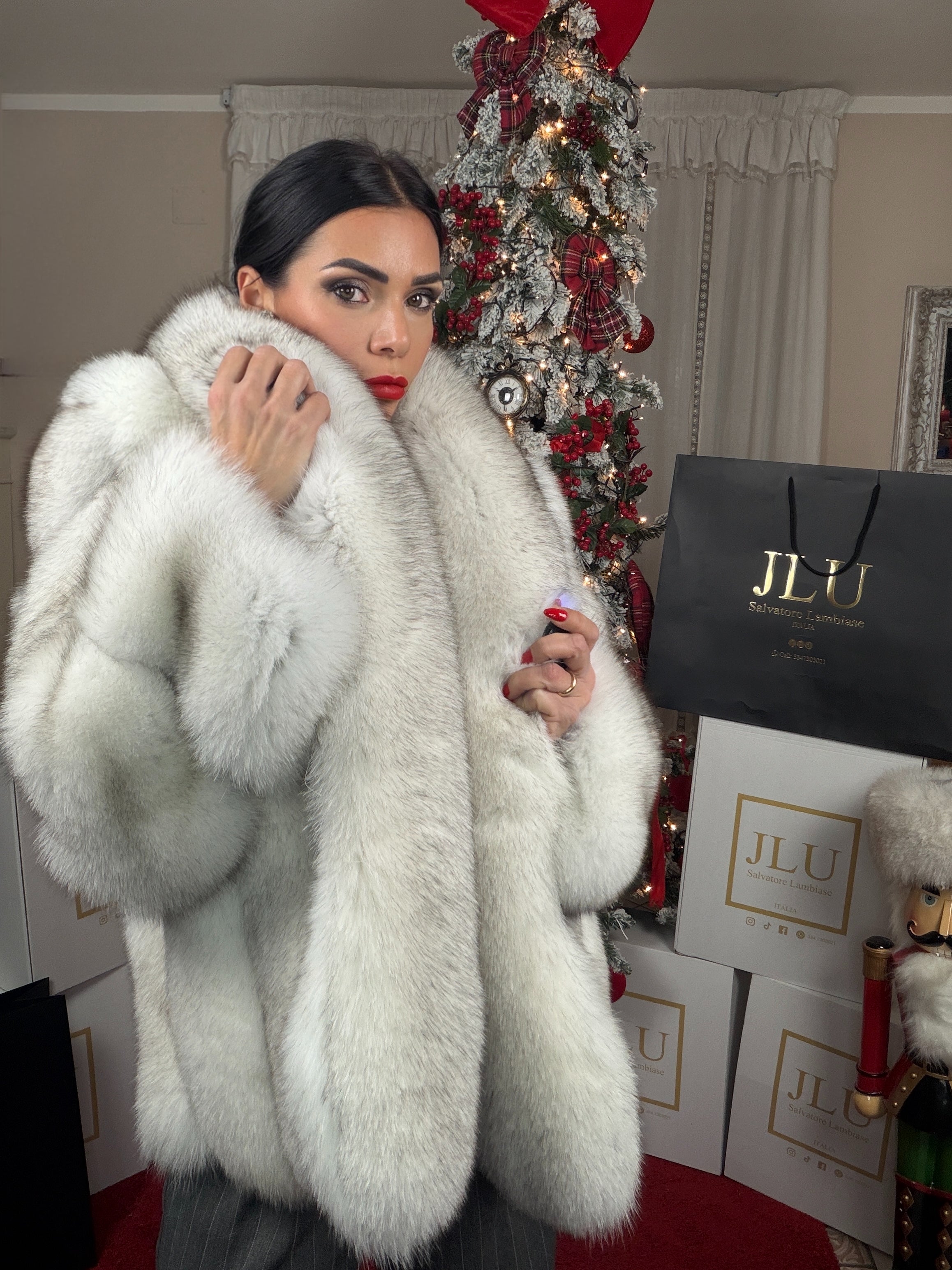 Giacca in volpe della groenlandia