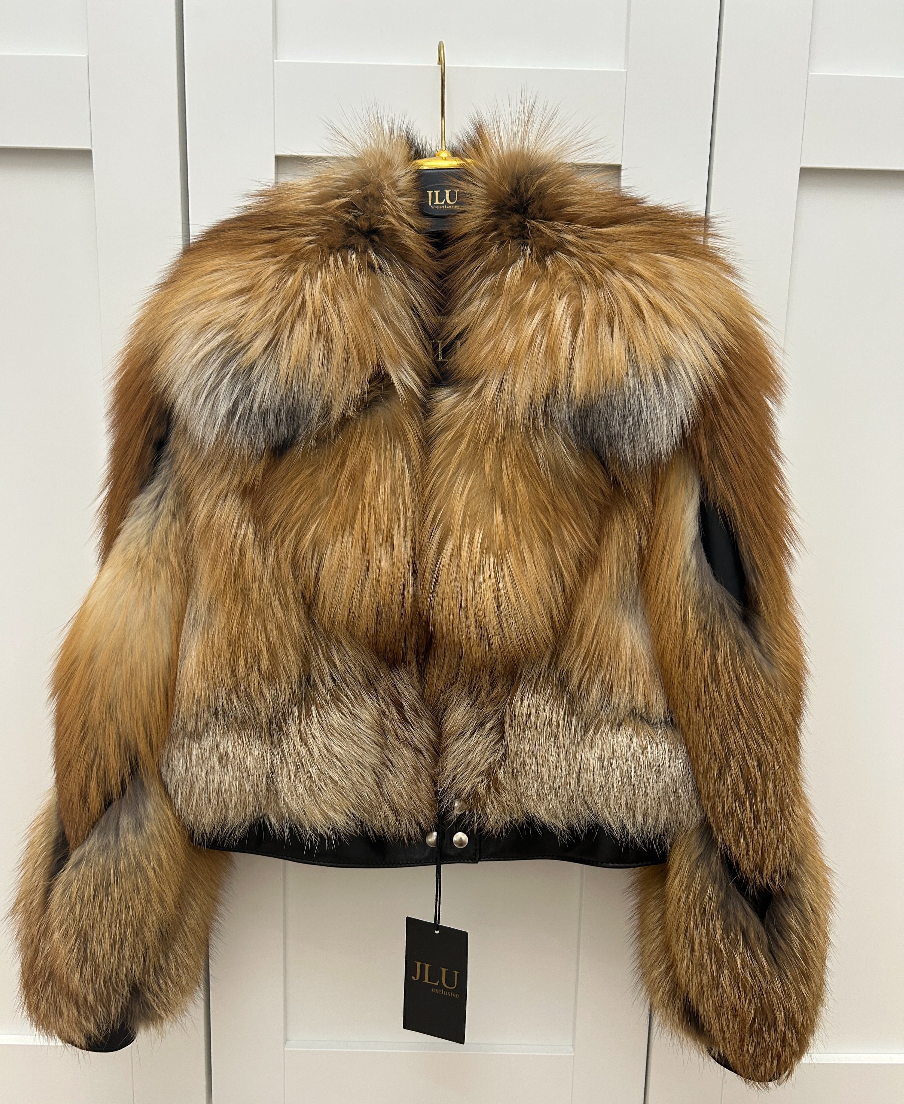 Giacca in volpe gold