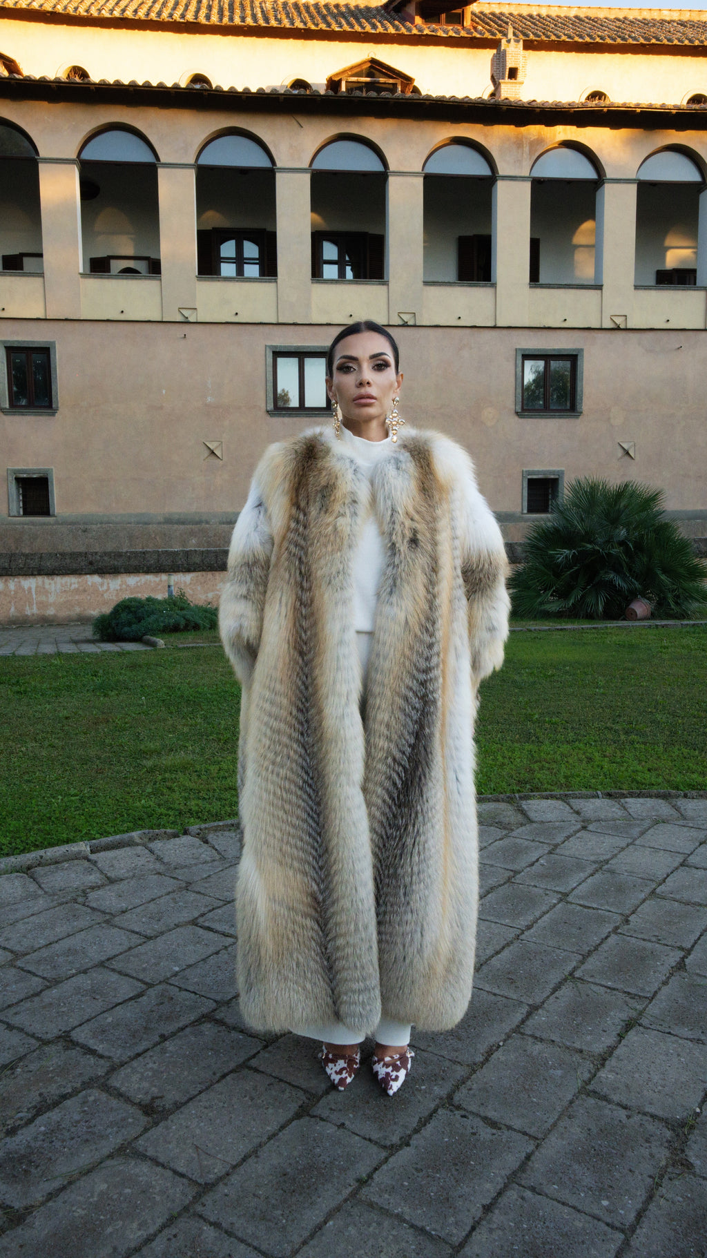 Kimono in Volpe Golden Island Lavorazione Filettata – Modello Esclusivo – dettaglio 2